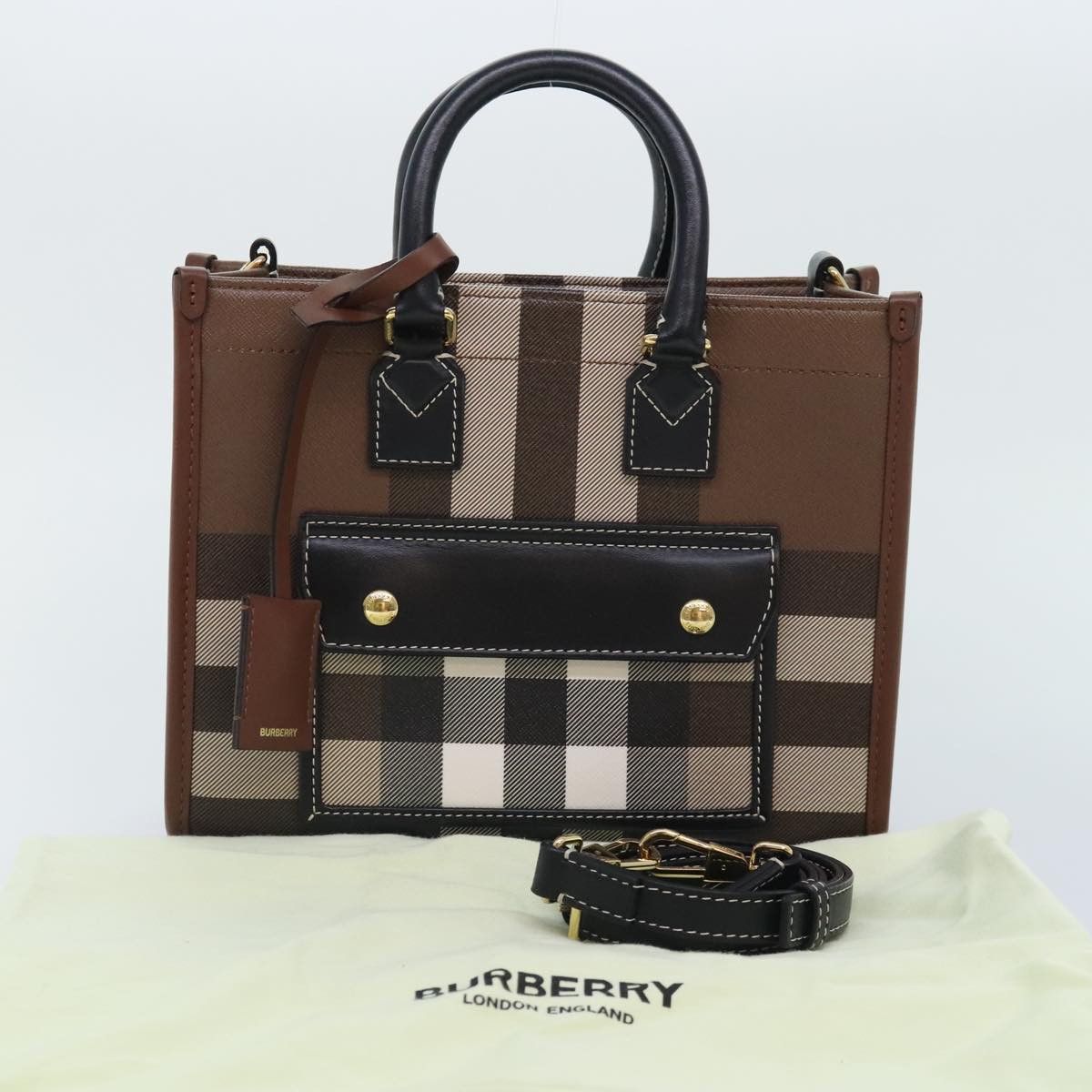 Freya Brown Leather Handbag (Pre-Owned)