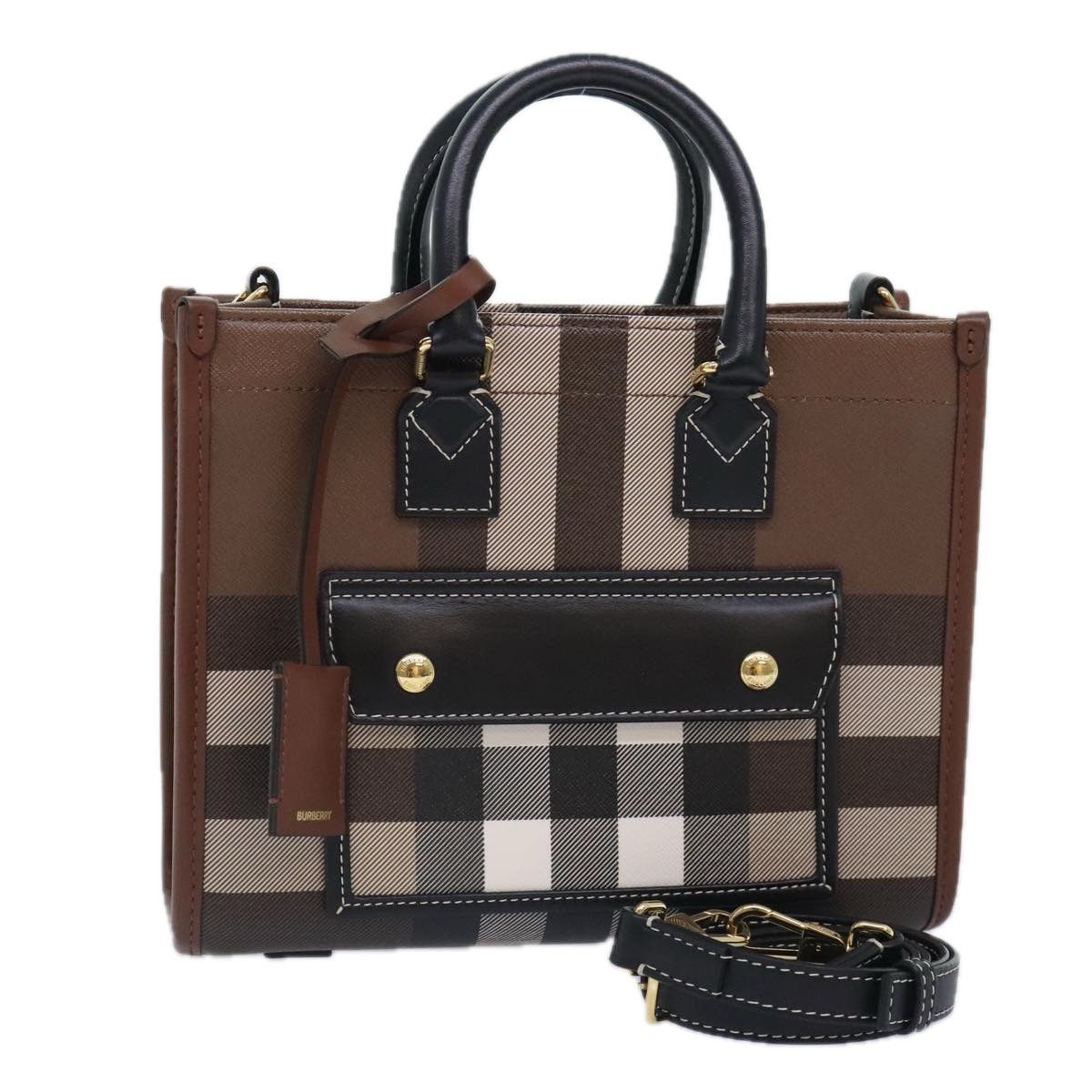 Freya Brown Leather Handbag (Pre-Owned)