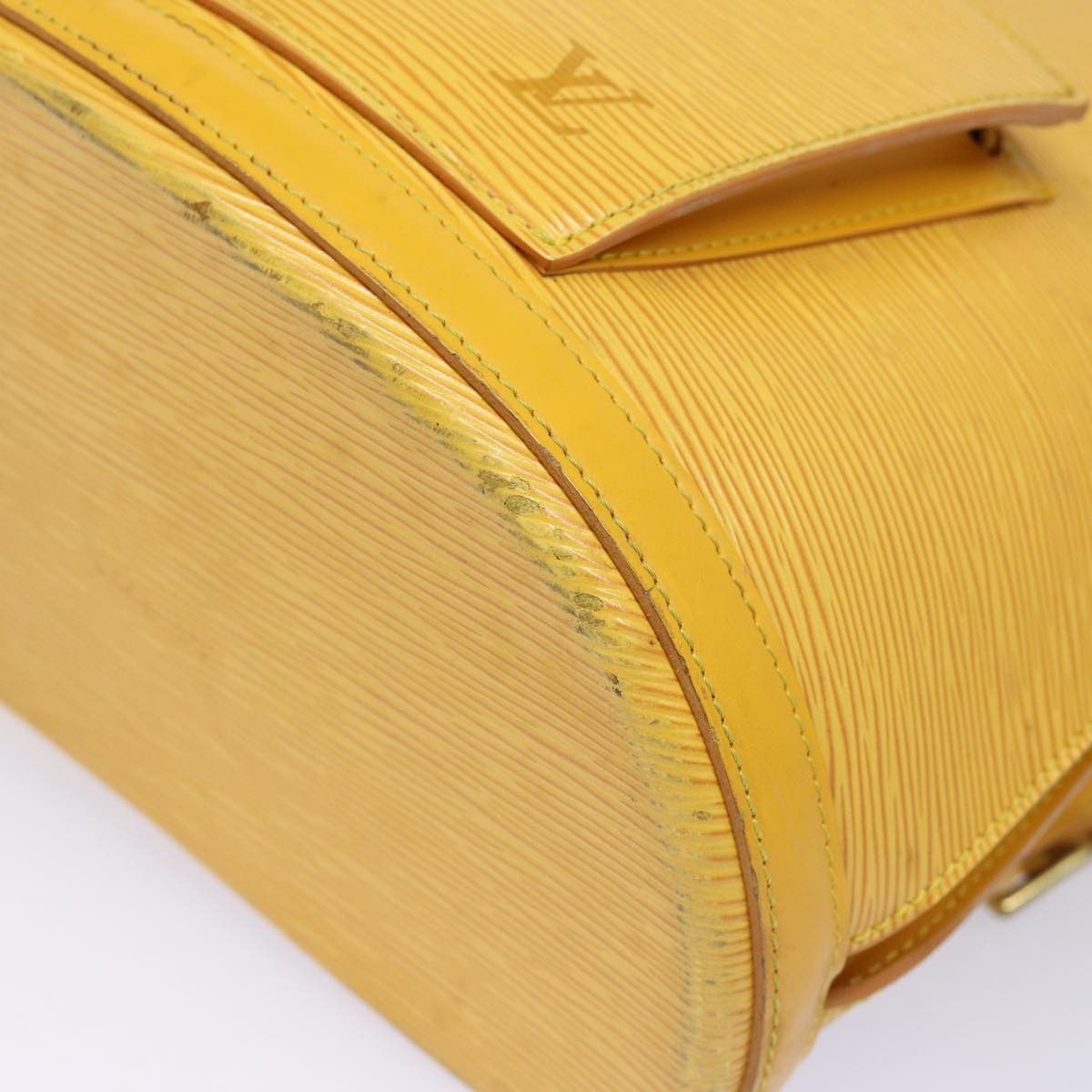 Louis Vuitton Gobelins Yellow Leather Backpack Bag (Pre-Owned) Size ONE SIZE - 8 Thumbnail