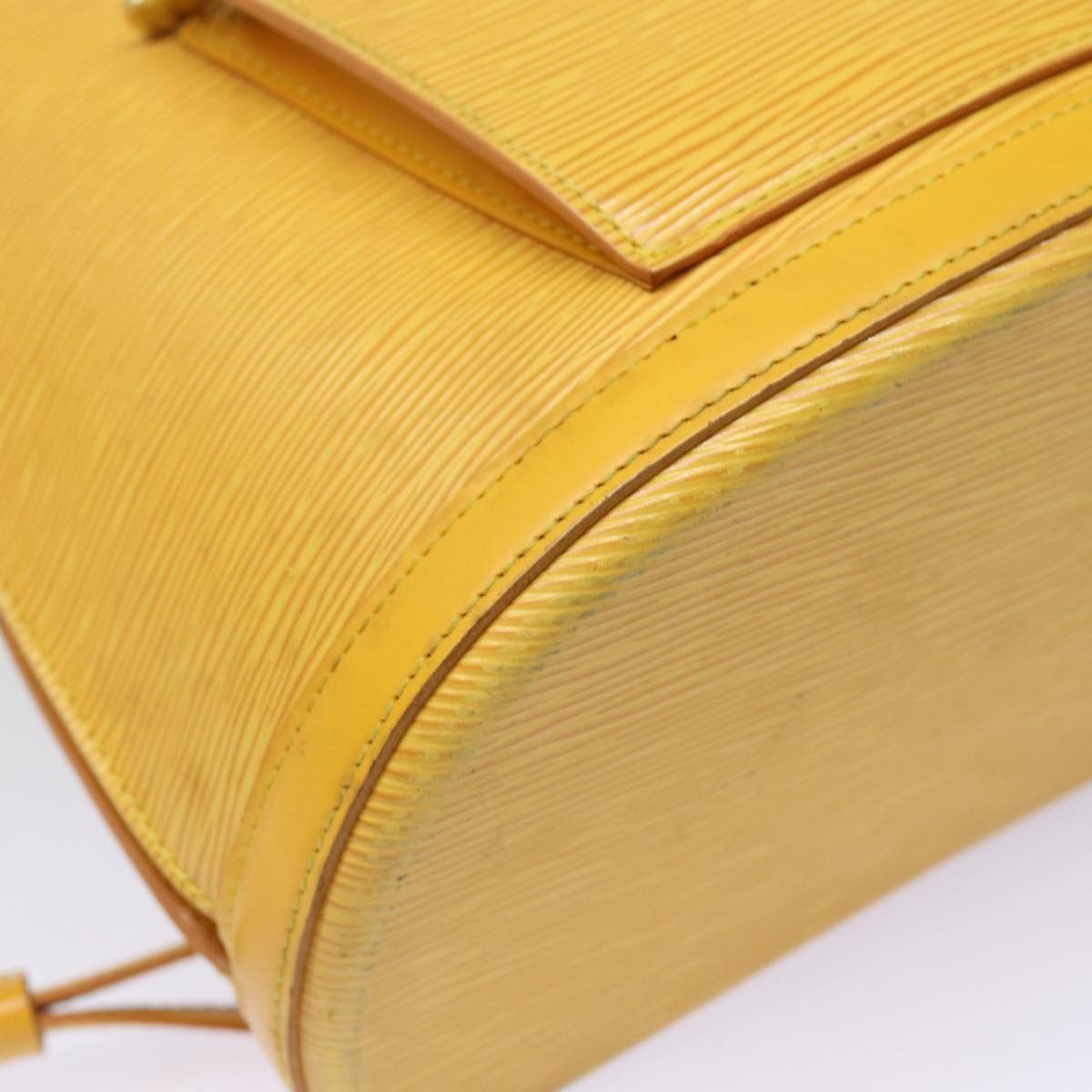 Louis Vuitton Gobelins Yellow Leather Backpack Bag (Pre-Owned) Size ONE SIZE - 7 Thumbnail