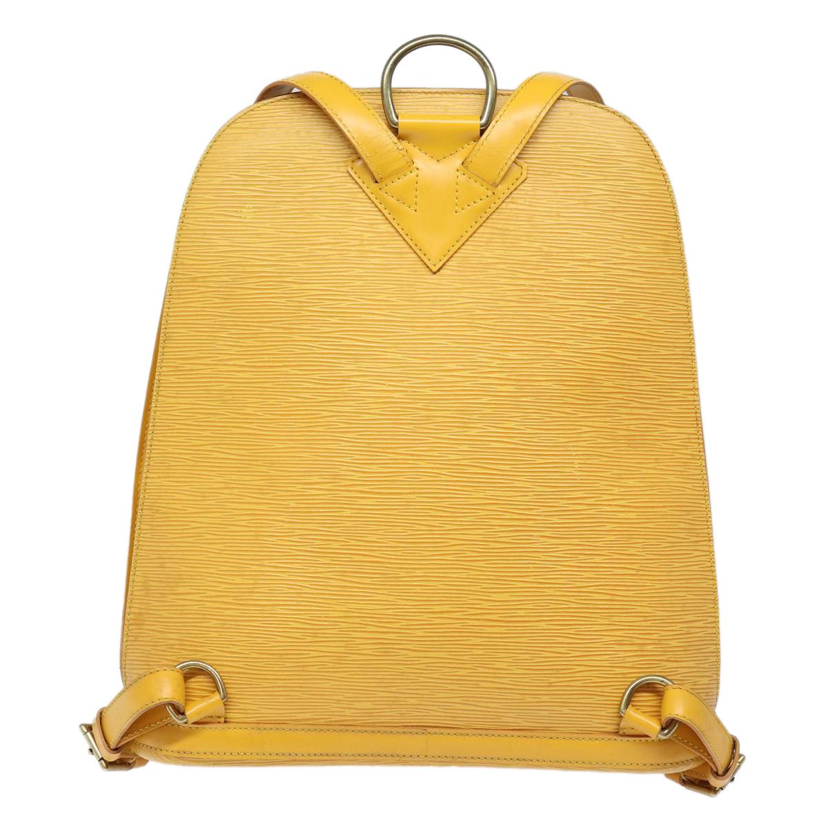 Louis Vuitton Gobelins Yellow Leather Backpack Bag (Pre-Owned) Size ONE SIZE - 2 Thumbnail