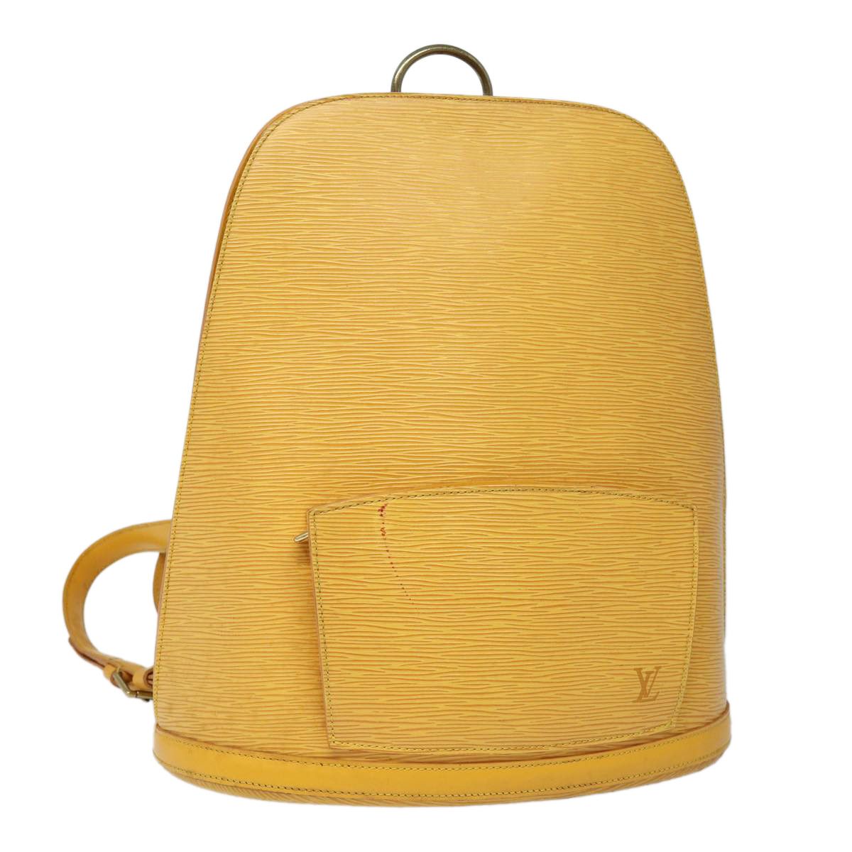 Louis Vuitton Gobelins Yellow Leather Backpack Bag (Pre-Owned) Size ONE SIZE - 20 Thumbnail