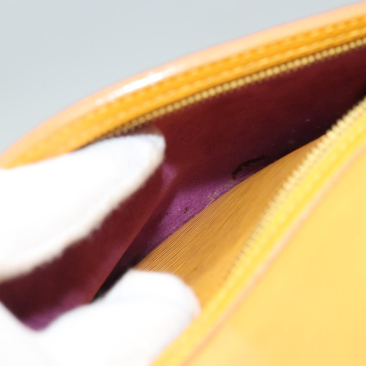 Louis Vuitton Gobelins Yellow Leather Backpack Bag (Pre-Owned) Size ONE SIZE - 12 Thumbnail