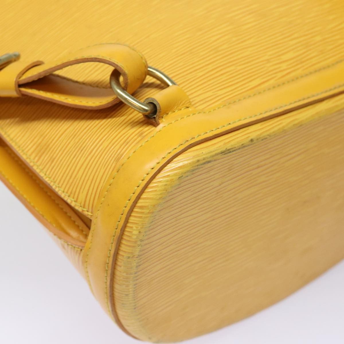 Louis Vuitton Gobelins Yellow Leather Backpack Bag (Pre-Owned) Size ONE SIZE - 9 Thumbnail