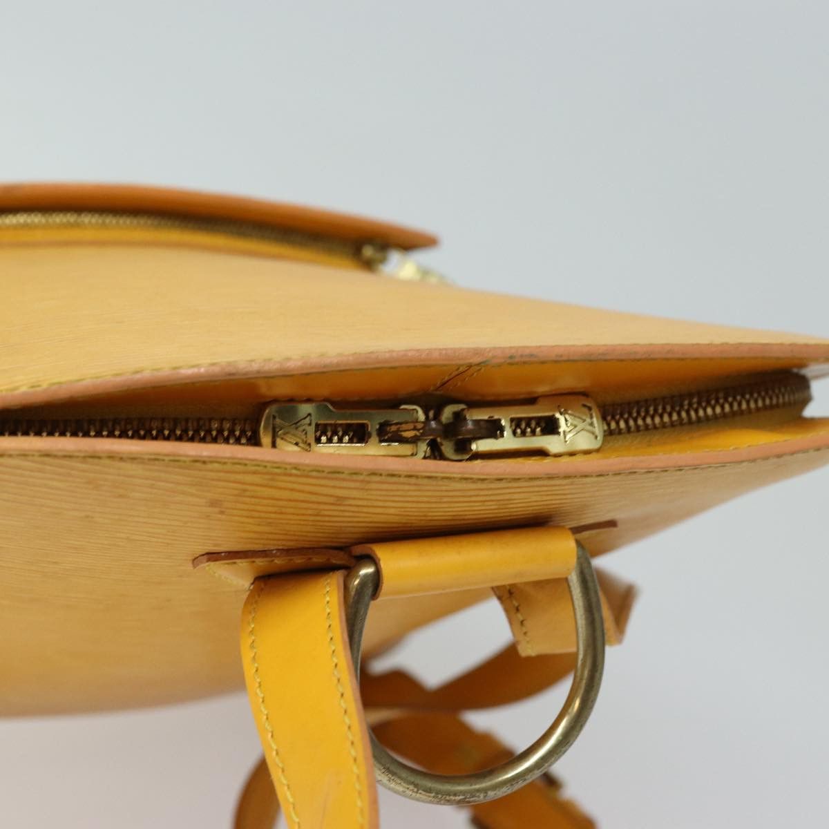 Louis Vuitton Gobelins Yellow Leather Backpack Bag (Pre-Owned) Size ONE SIZE - 15 Thumbnail