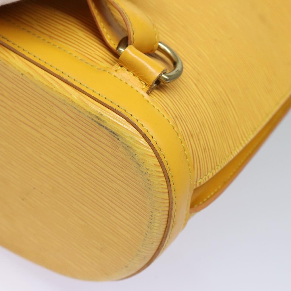 Louis Vuitton Gobelins Yellow Leather Backpack Bag (Pre-Owned) Size ONE SIZE - 10 Thumbnail