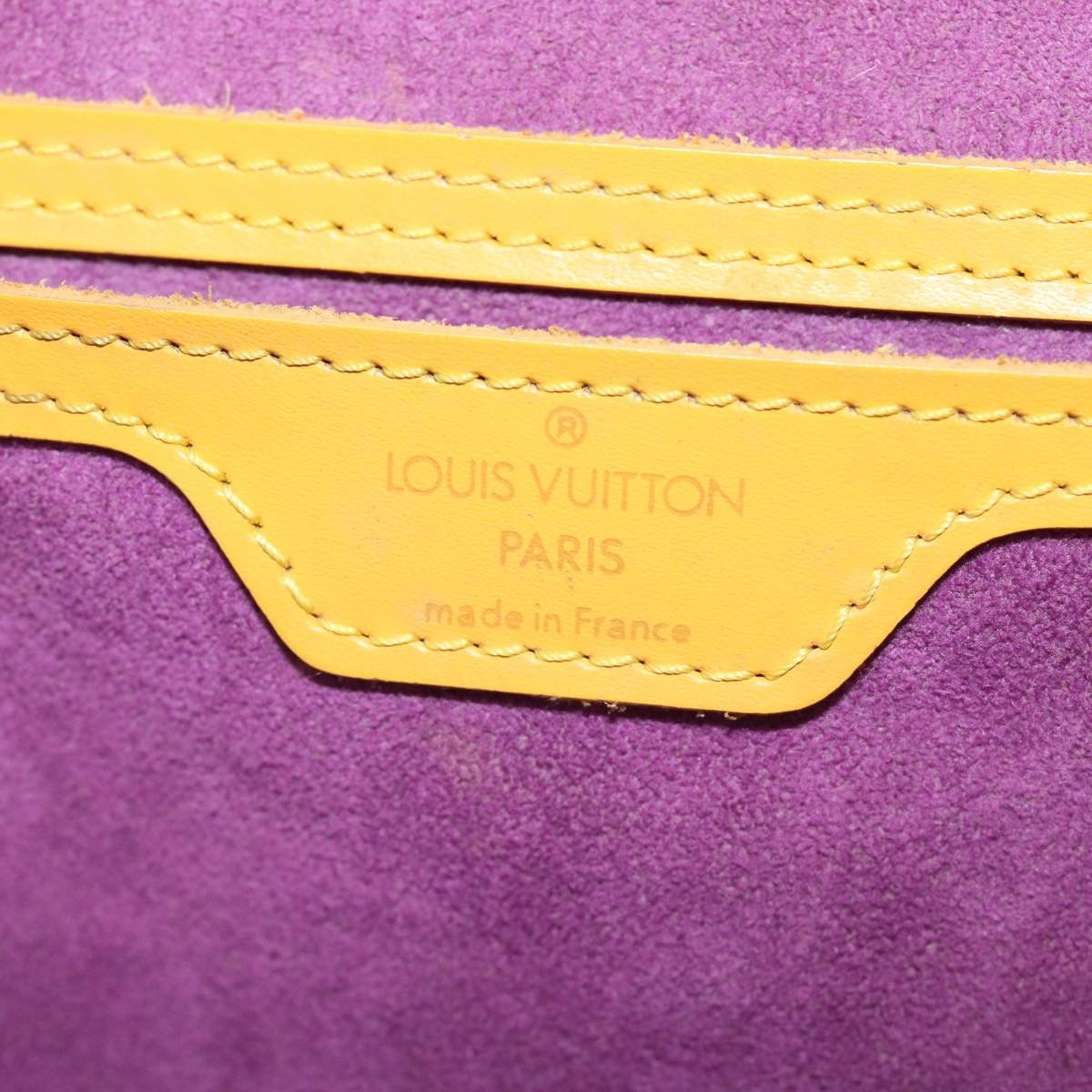 Louis Vuitton Gobelins Yellow Leather Backpack Bag (Pre-Owned) Size ONE SIZE - 18 Thumbnail