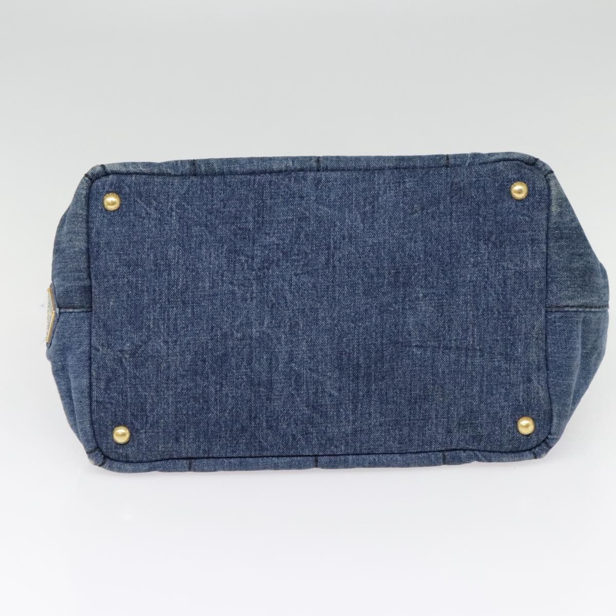 Prada Canapa Navy Canvas Handbag (Pre-Owned) Size ONE SIZE - 19 Thumbnail