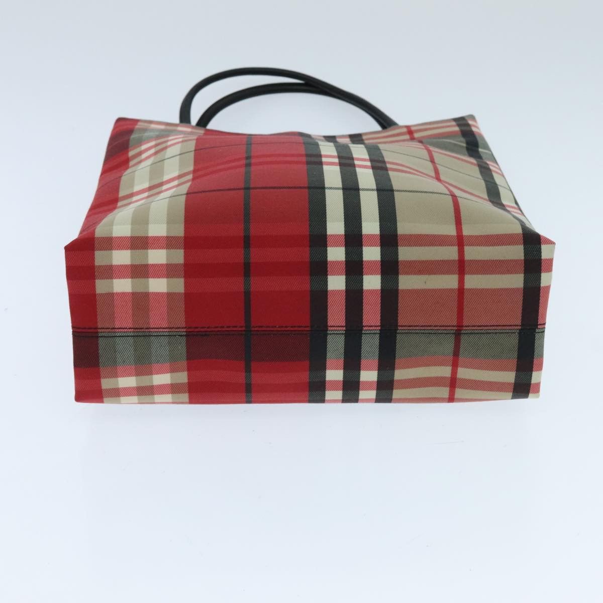 Burberry Nova Check Red Canvas Tote Bag (Pre-Owned) Size ONE SIZE - 16 Thumbnail