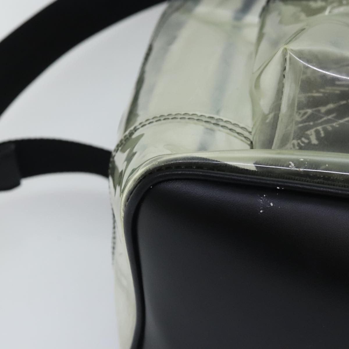 Bally Transparent Vinyl Backpack Bag (Pre-Owned) Size ONE SIZE - 7 Thumbnail