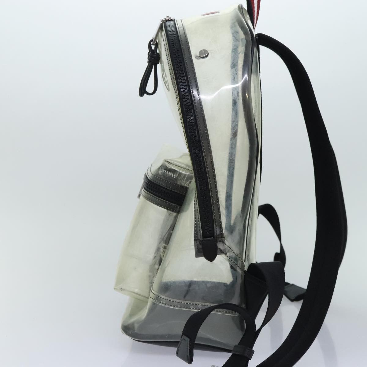 Bally Transparent Vinyl Backpack Bag (Pre-Owned) Size ONE SIZE - 3 Thumbnail
