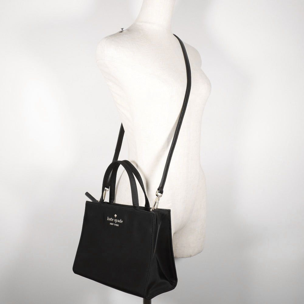 Kate Spade Black Synthetic Handbag (Pre-Owned) Size ONE SIZE - 8 Thumbnail