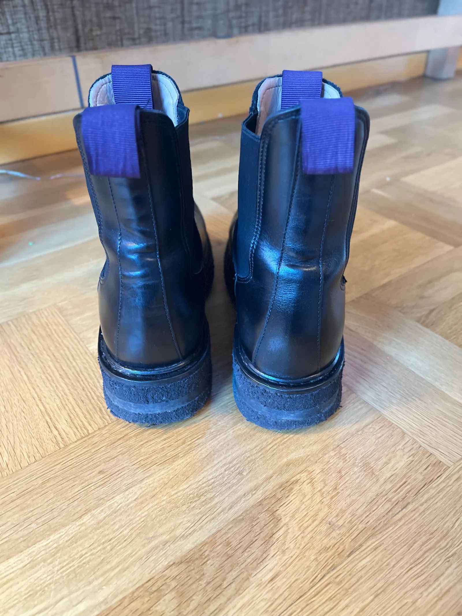 Eytys Eytys Ortega Leather Black Boots Size US 8 / IT 38 - 4 Thumbnail
