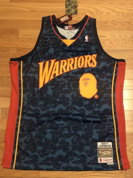 Warriors bape sales jersey