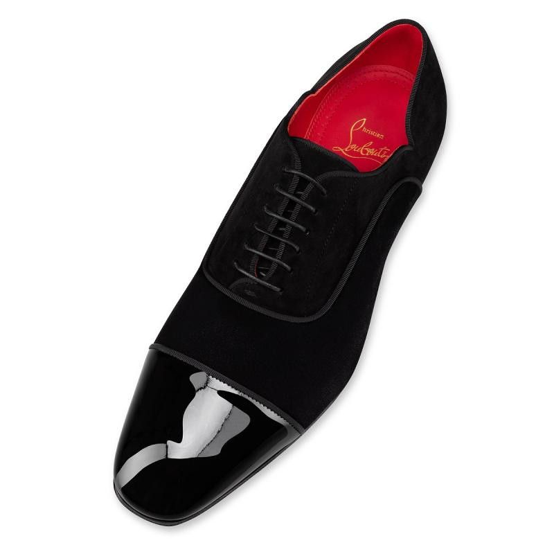 Christian Louboutin Greggy Chic Flat Patent Leather&Velours Size US 12 / EU 45 - 3 Thumbnail