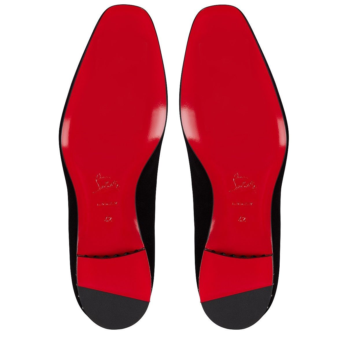 Christian Louboutin Dandyrocks Flat Velvet Size US 13 / EU 46 - 5 Thumbnail