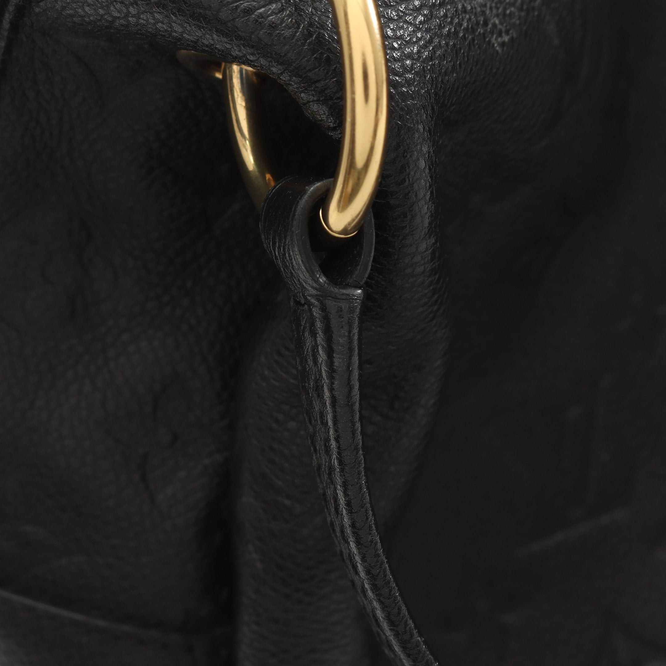 Louis Vuitton Louis Vuitton Pontyu Pm Monogram Empreinte Noir Shoulder Bag Leather Black Size ONE SIZE - 8 Thumbnail