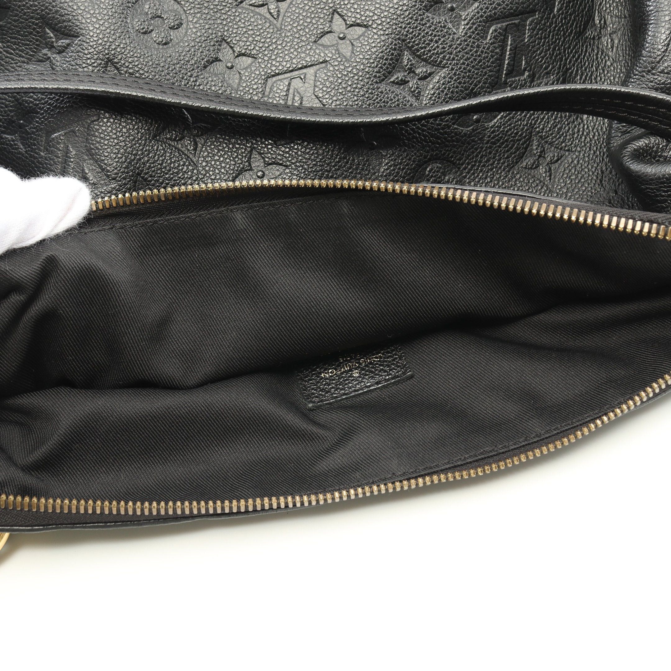 Louis Vuitton Louis Vuitton Pontyu Pm Monogram Empreinte Noir Shoulder Bag Leather Black Size ONE SIZE - 6 Thumbnail