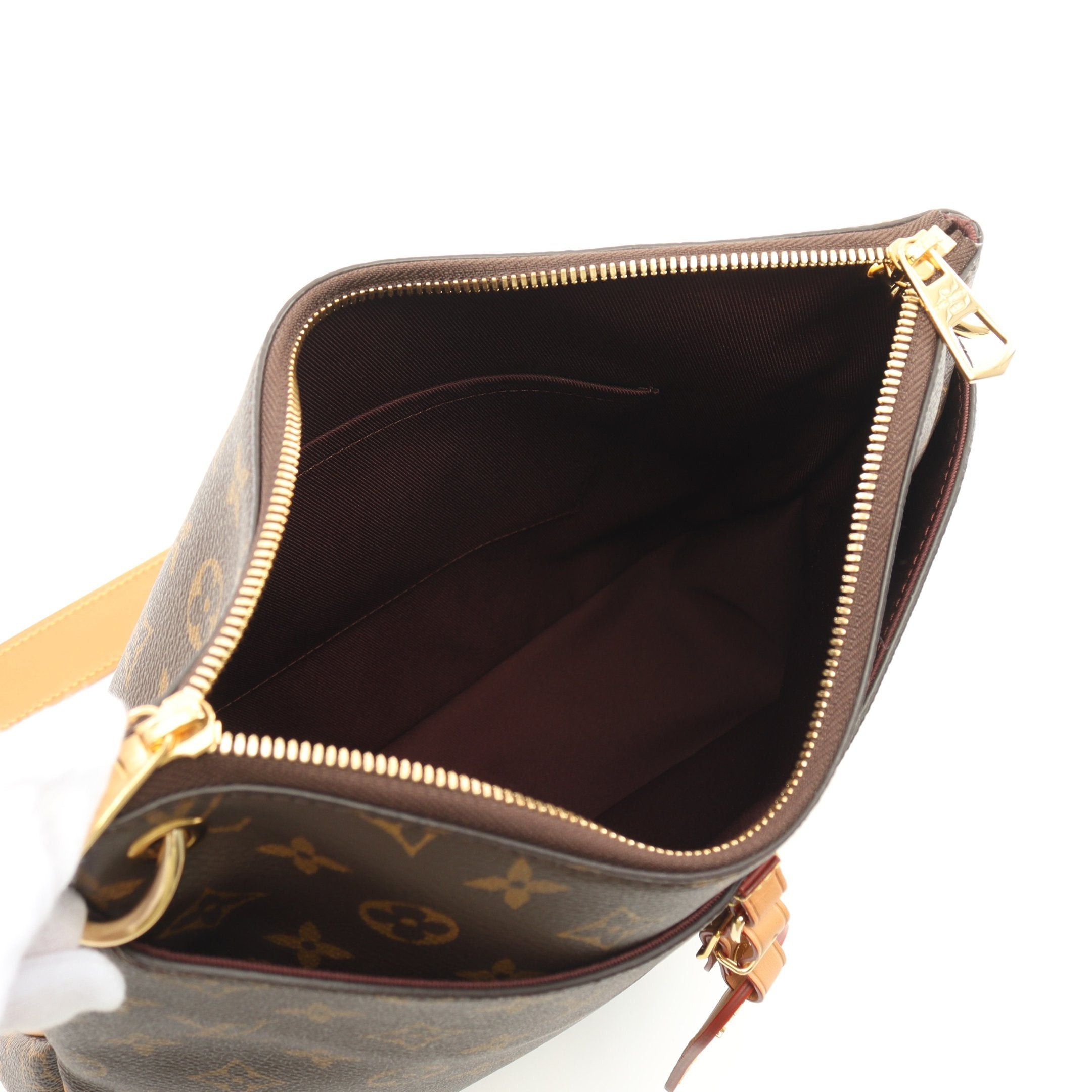 Louis Vuitton Louis Vuitton Odeon Nm Mm Monogram Shoulder Bag Leather Brown Size ONE SIZE - 3 Thumbnail