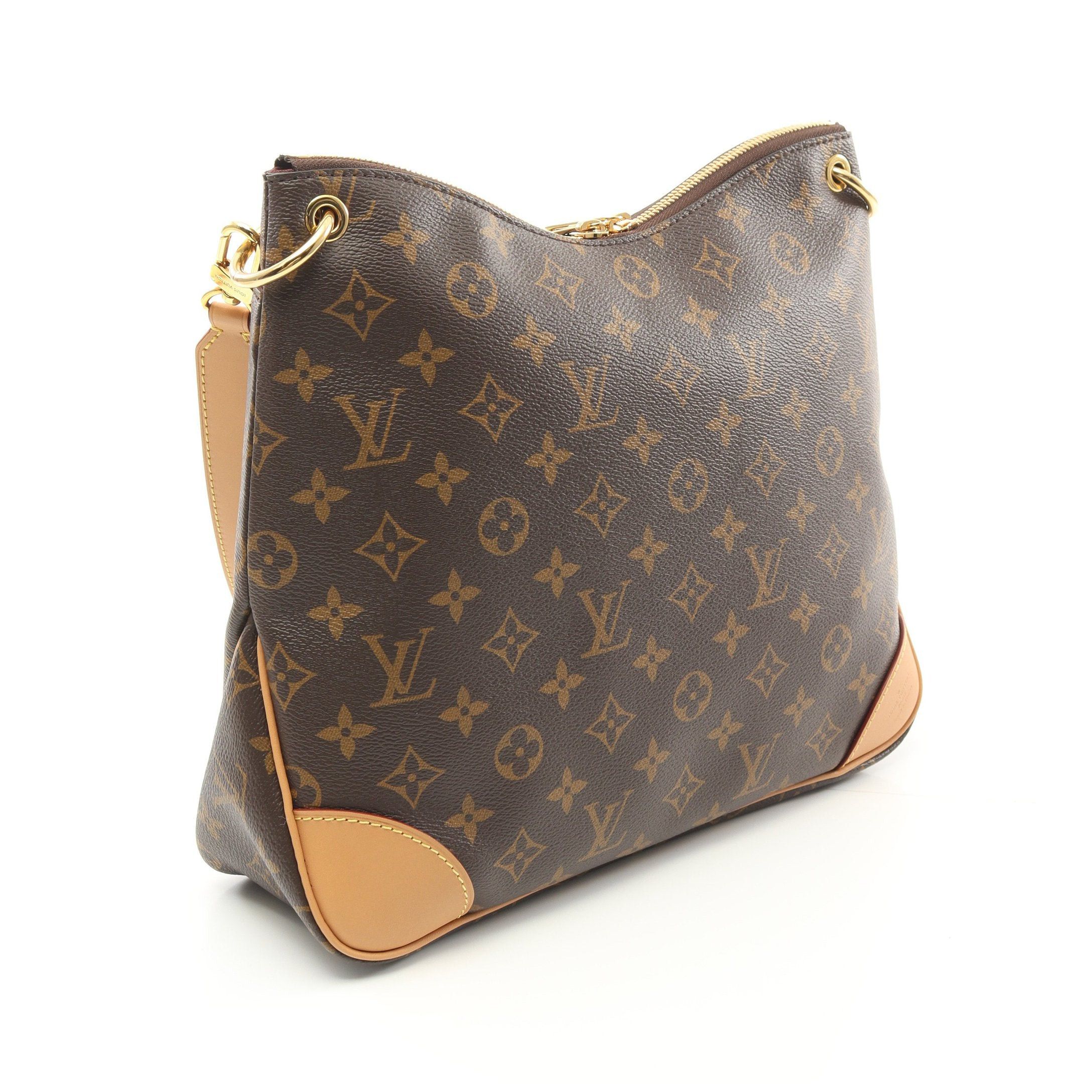 Louis Vuitton Louis Vuitton Odeon Nm Mm Monogram Shoulder Bag Leather Brown Size ONE SIZE - 2 Thumbnail