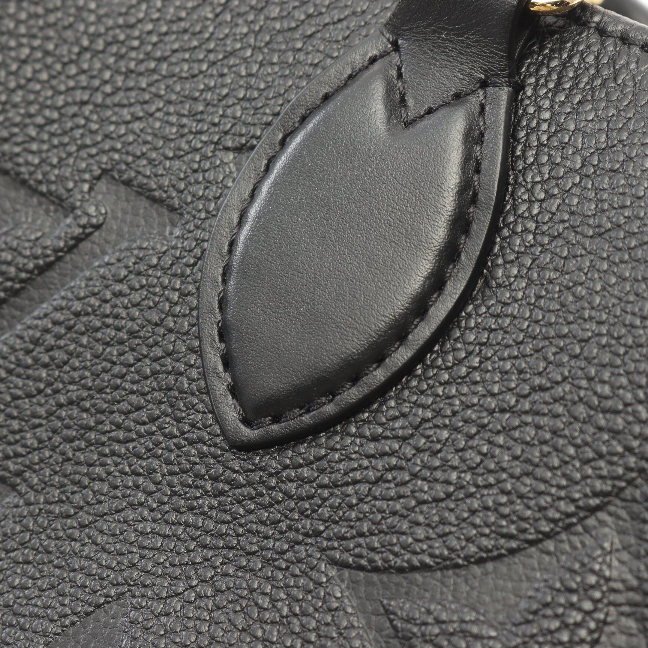 Louis Vuitton Louis Vuitton On The Go Ew Monogram Empreinte Noir Handbag Leather Black Size ONE SIZE - 7 Thumbnail