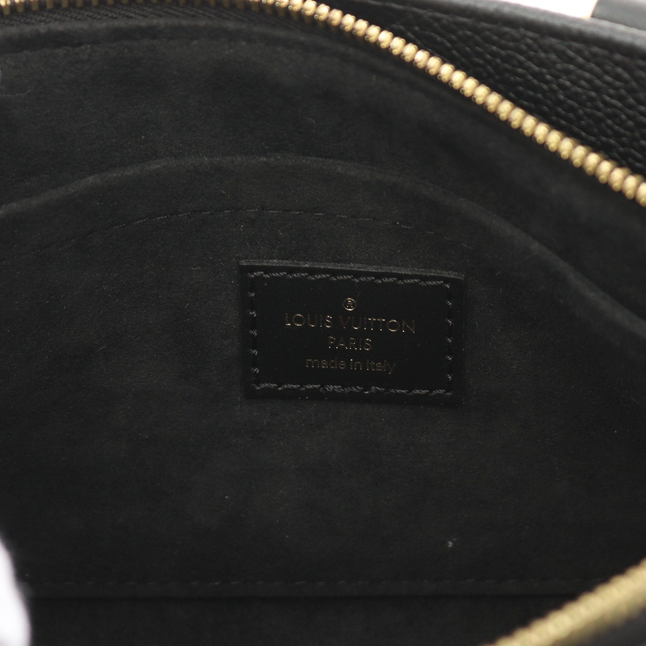 Louis Vuitton Louis Vuitton On The Go Ew Monogram Empreinte Noir Handbag Leather Black Size ONE SIZE - 4 Thumbnail