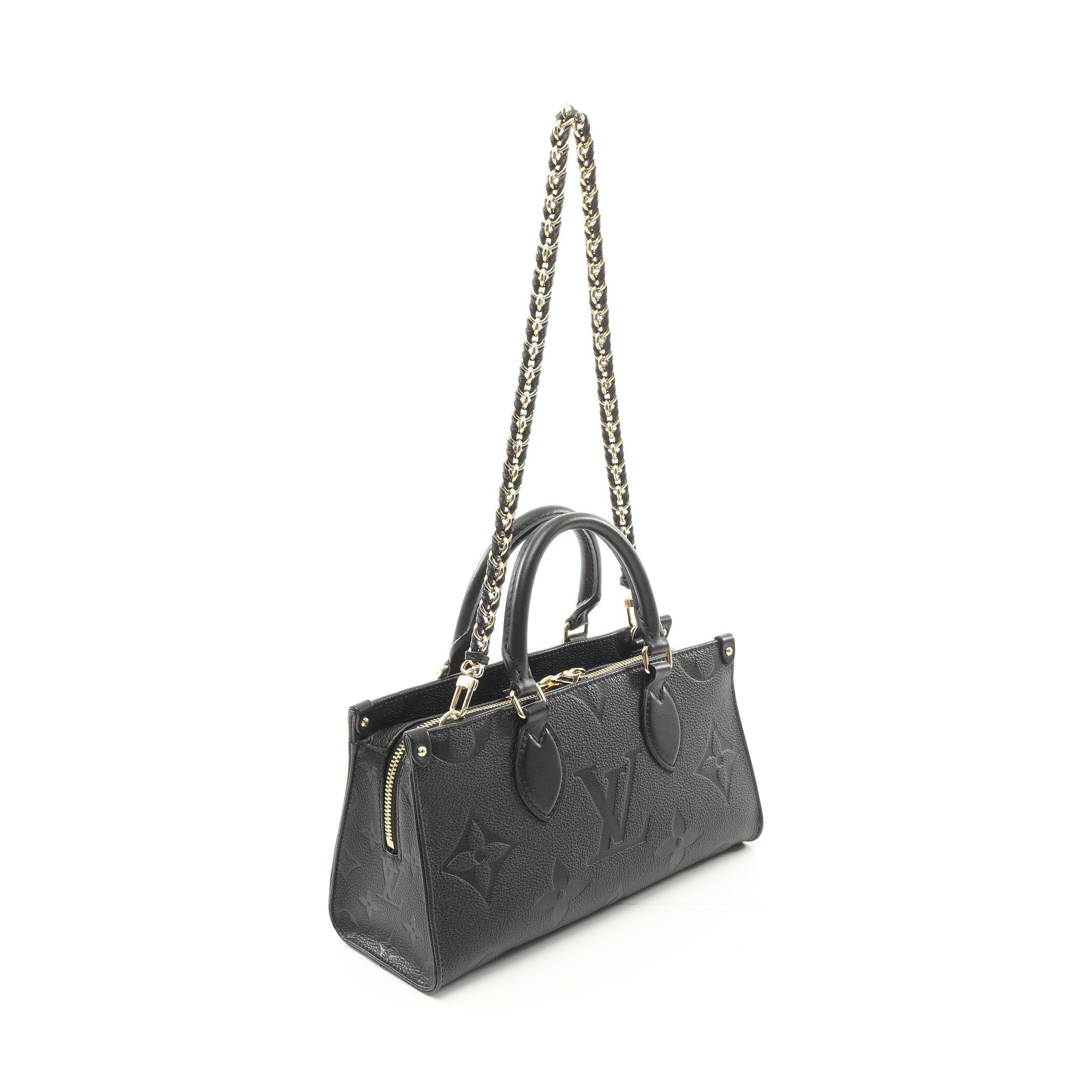 Louis Vuitton Louis Vuitton On The Go Ew Monogram Empreinte Noir Handbag Leather Black Size ONE SIZE - 2 Thumbnail