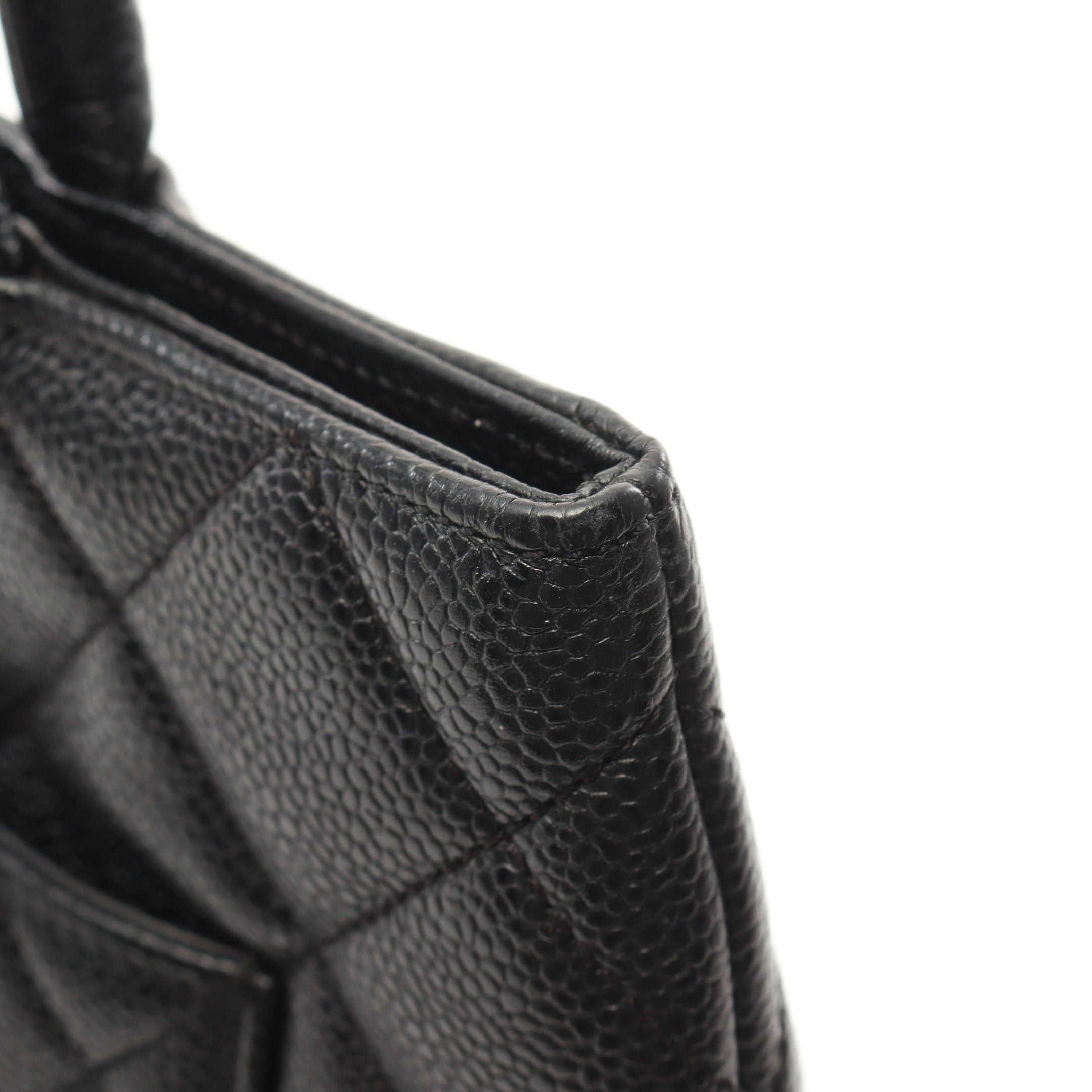 Chanel Chanel Reissue Tote Handbag Bag Caviar Skin Black Silver Hardware Size ONE SIZE - 10 Thumbnail