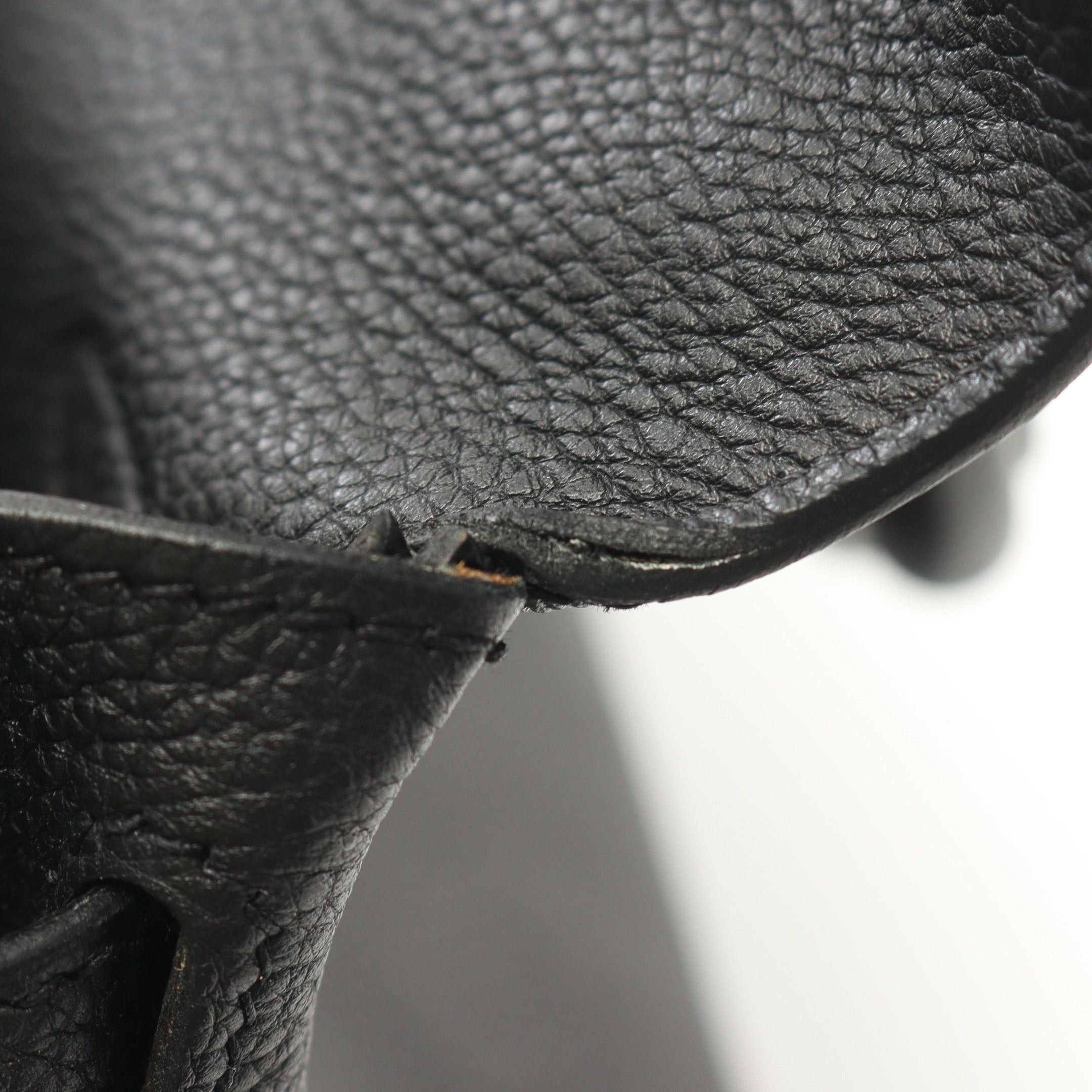 Hermes Hermes Kelly28 Handbag Togo Black Gold Hardware Inner Stitch □M Stamp (Manufactured Around 2009) Size ONE SIZE - 8 Thumbnail