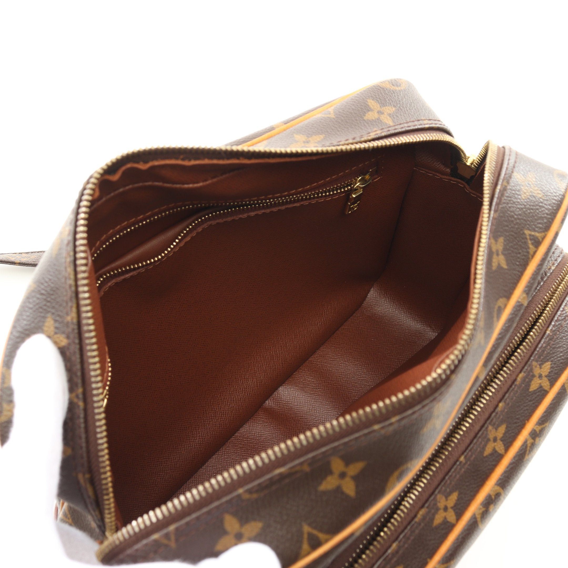 Louis Vuitton Louis Vuitton Nil Monogram Shoulder Bag Leather Brown Size ONE SIZE - 3 Thumbnail