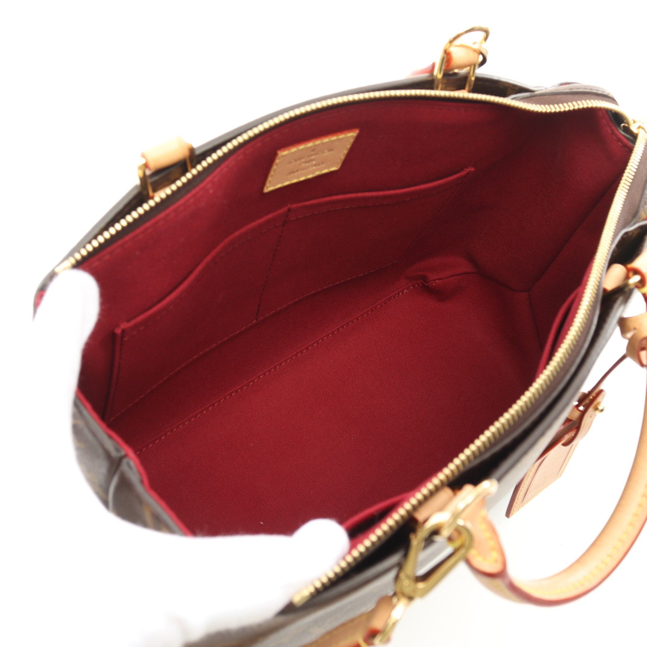 Louis Vuitton Louis Vuitton Petit Pare Pm Monogram Handbag Leather Brown Size ONE SIZE - 3 Thumbnail
