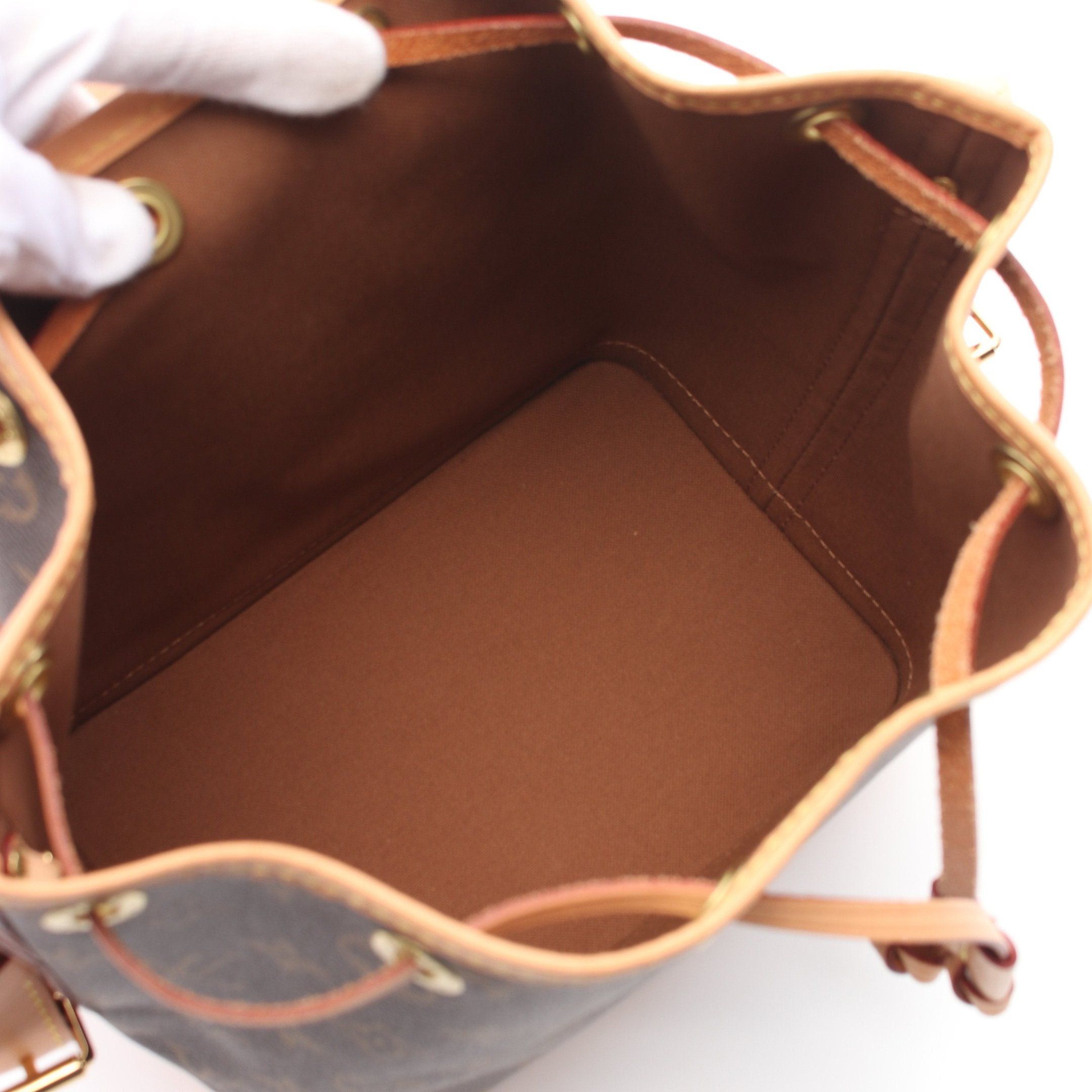 Louis Vuitton Louis Vuitton Noe Bb Shoulder Bag Leather Brown Size ONE SIZE - 3 Thumbnail