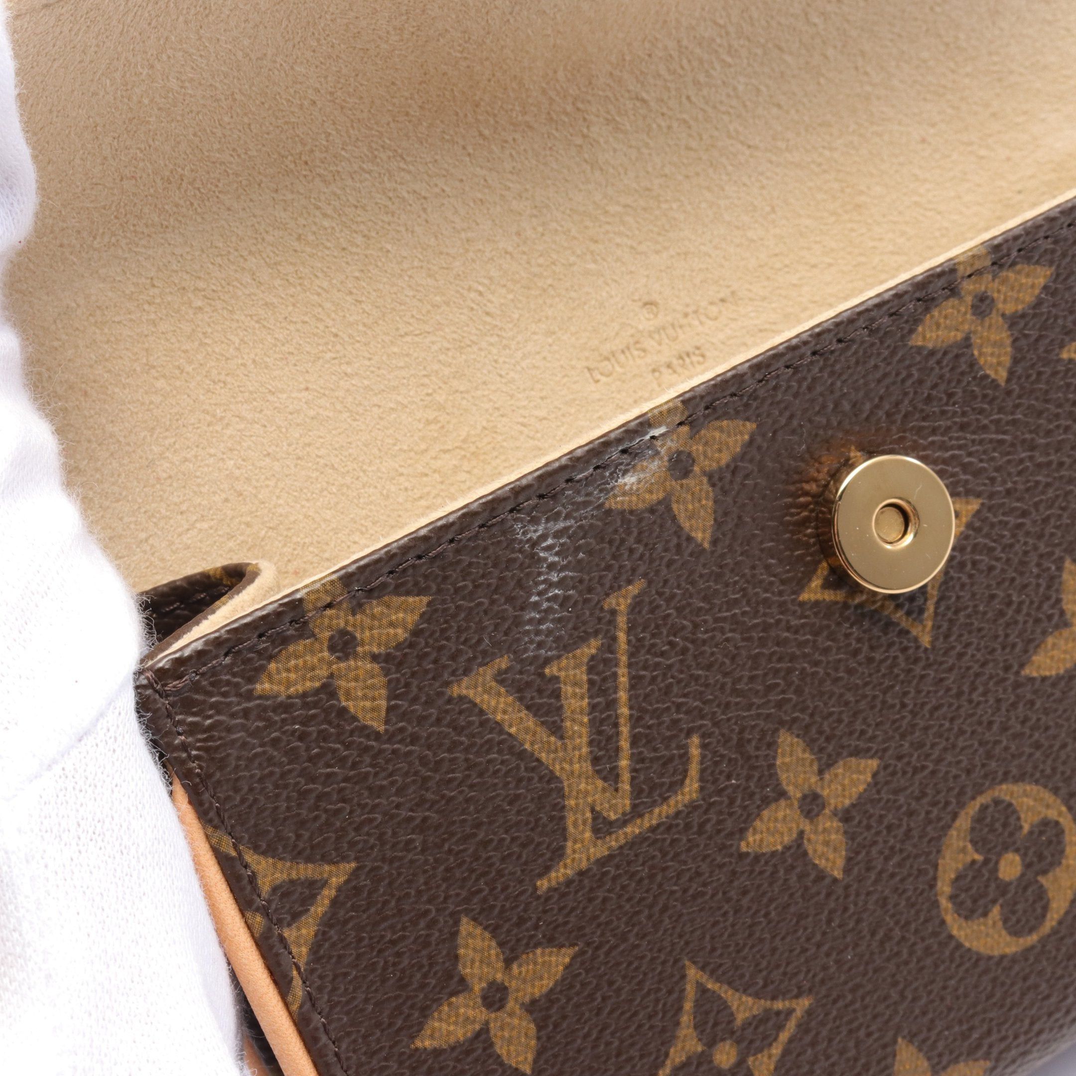 Louis Vuitton Louis Vuitton Pochette Florentine Monogram Body Bag Waist Leather Brown With Xs Size Belt Size ONE SIZE - 6 Thumbnail