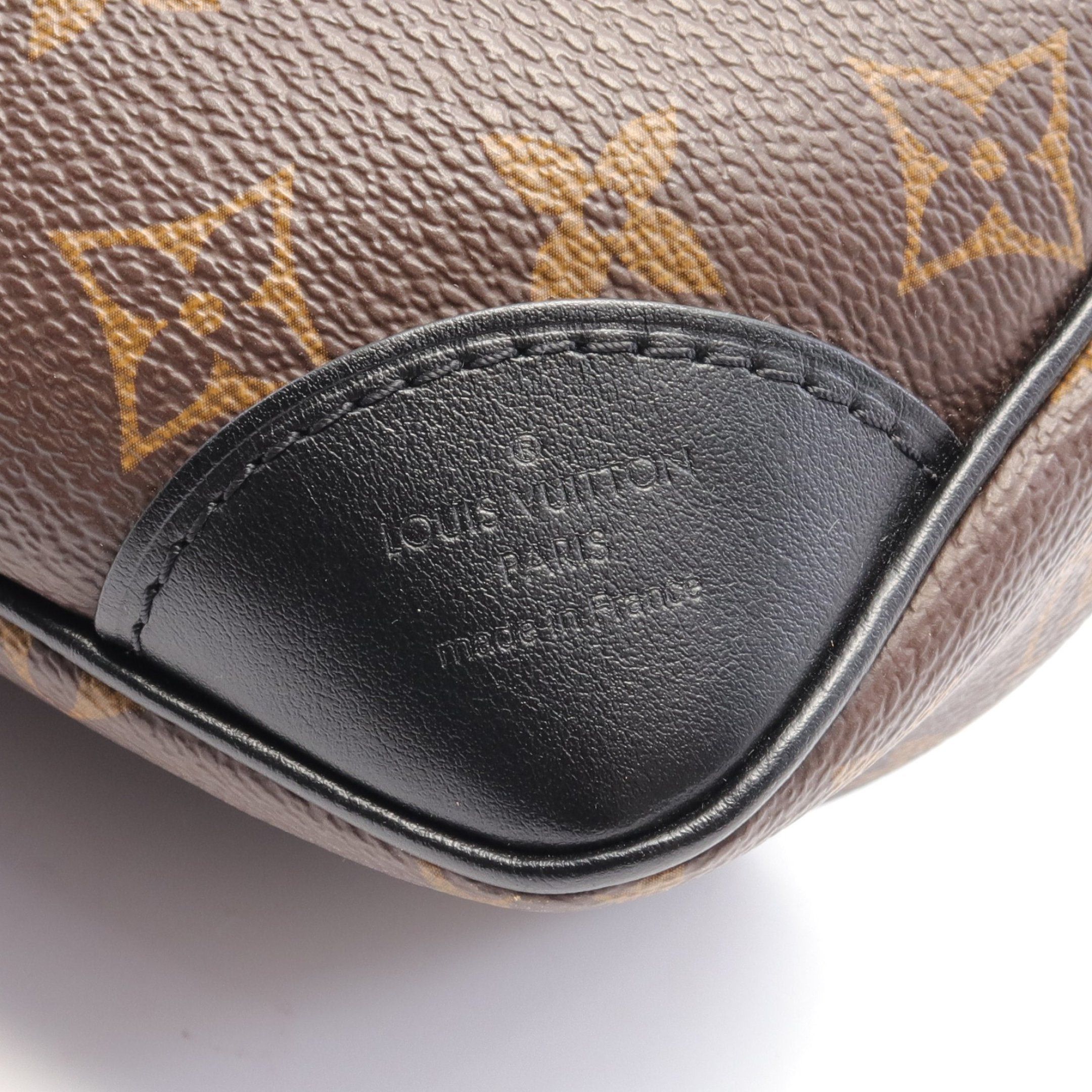Louis Vuitton Louis Vuitton Odeon Nm Mm Monogram Noir Shoulder Bag Leather Brown Black Size ONE SIZE - 4 Thumbnail