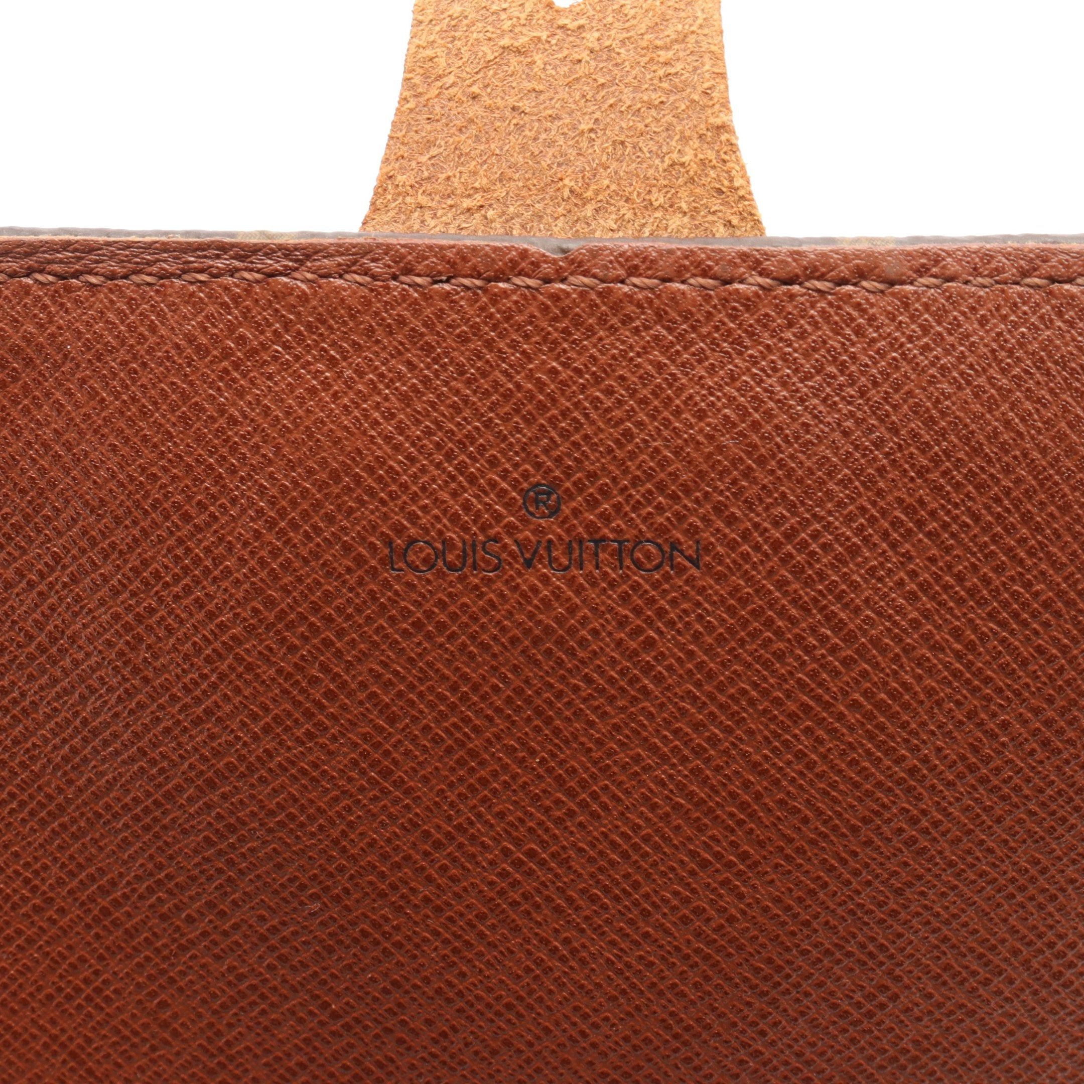 Louis Vuitton Louis Vuitton Cartesier Mm Monogram Shoulder Bag Leather Brown Size ONE SIZE - 4 Thumbnail
