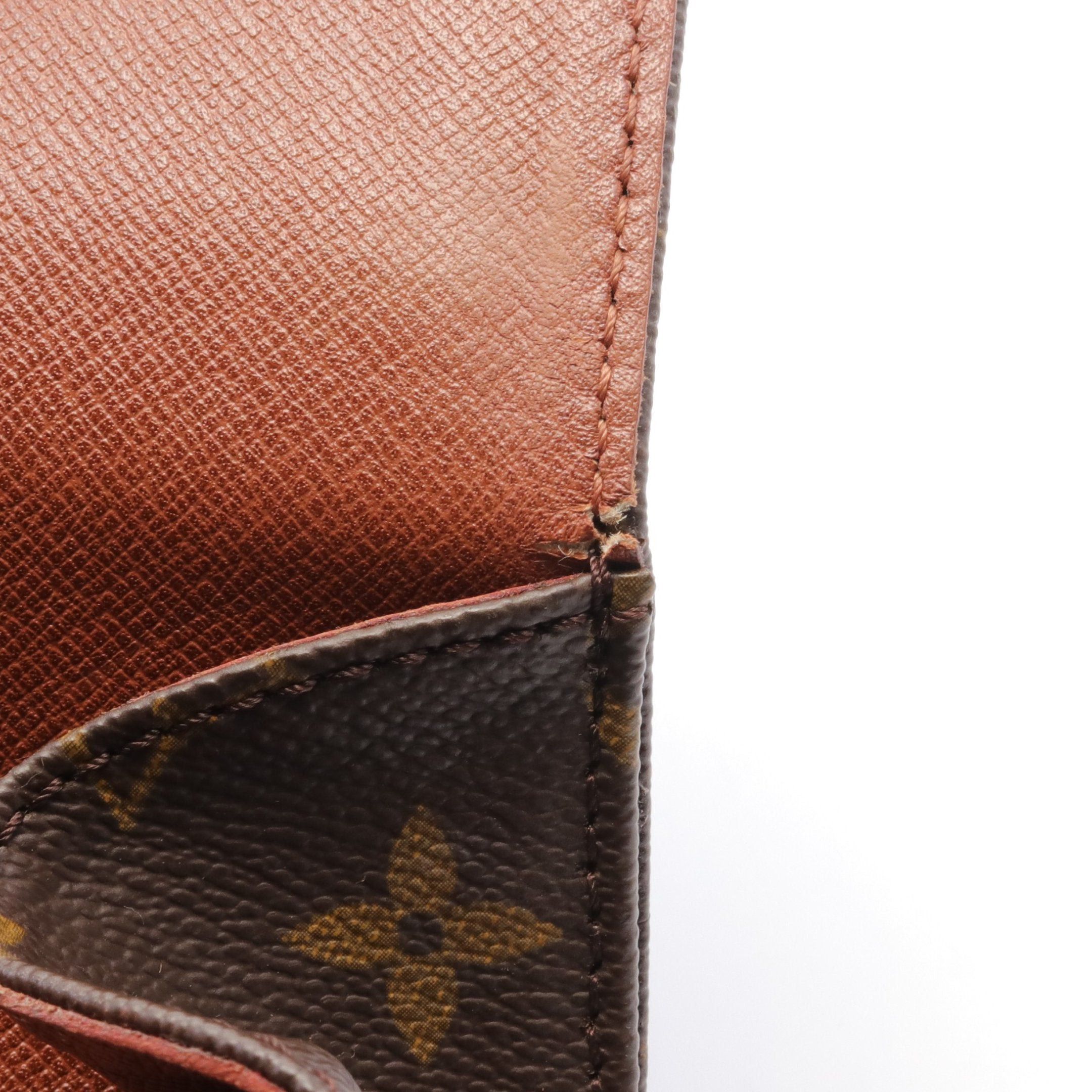 Louis Vuitton Louis Vuitton Cartesier Mm Monogram Shoulder Bag Leather Brown Size ONE SIZE - 10 Thumbnail