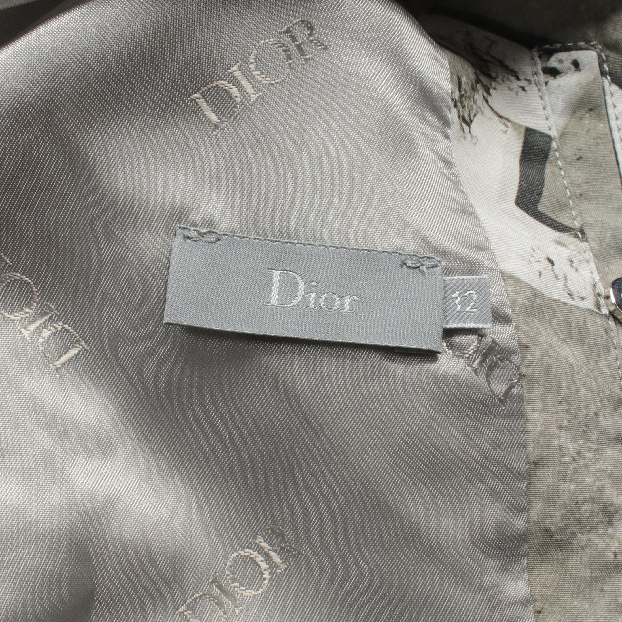 Dior Dior Zip Up Hoodie Blouson Logo Nylon Gray Kids Size ONE SIZE - 3 Thumbnail