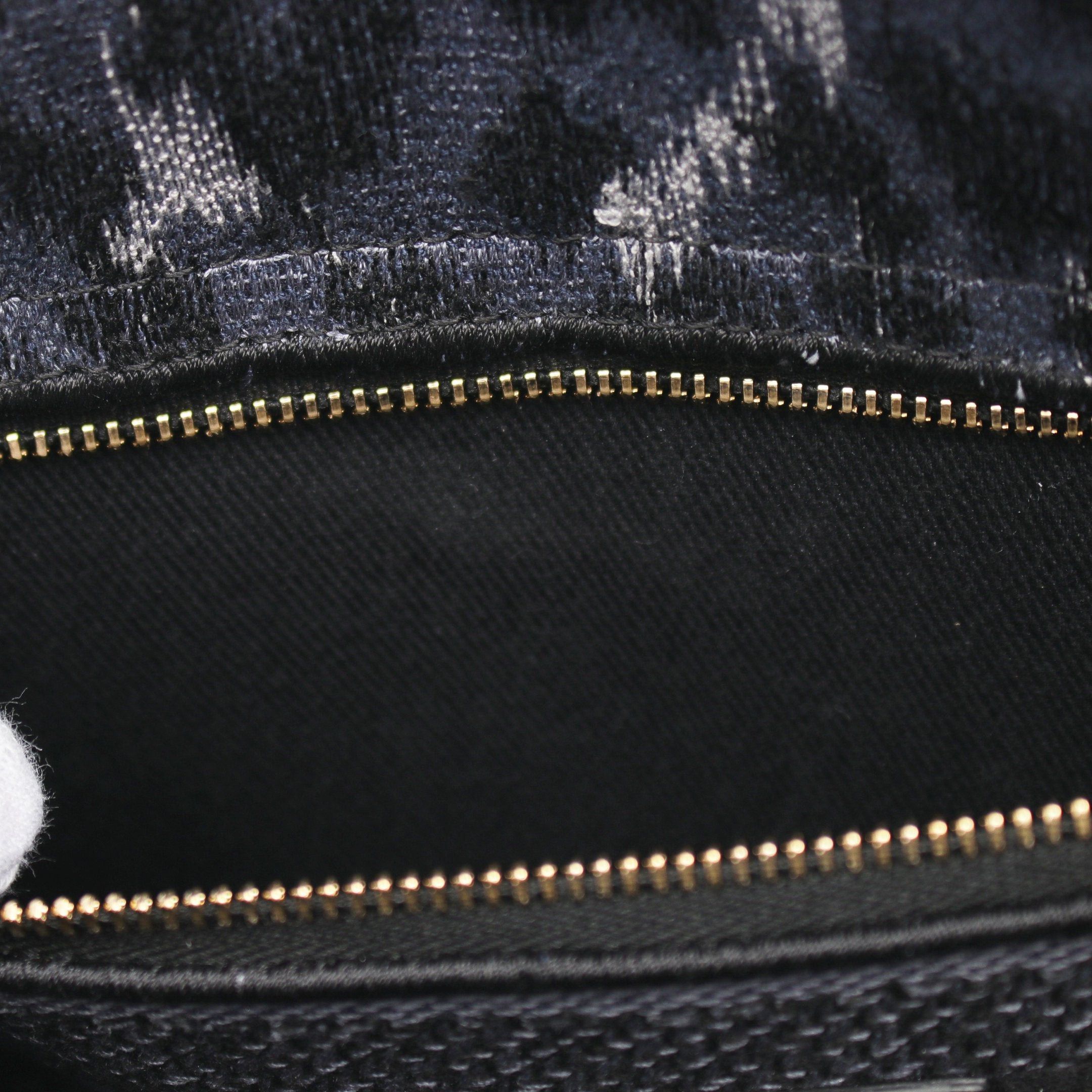 Dior Dior Lady Handbag Leopard Print Canvas Navy Black Blue Gray Size ONE SIZE - 5 Thumbnail