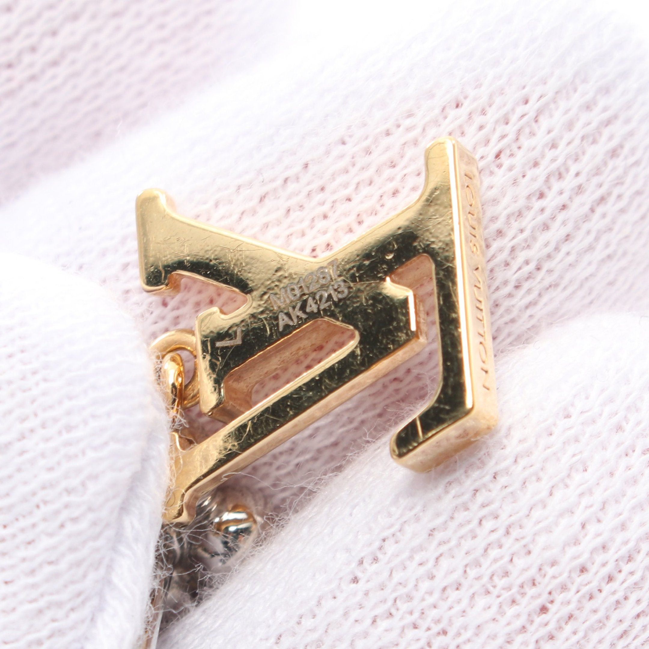 Louis Vuitton Louis Vuitton Earrings Pandanus Lv Iconic Flower Gp Gold Silver Size ONE SIZE - 5 Thumbnail