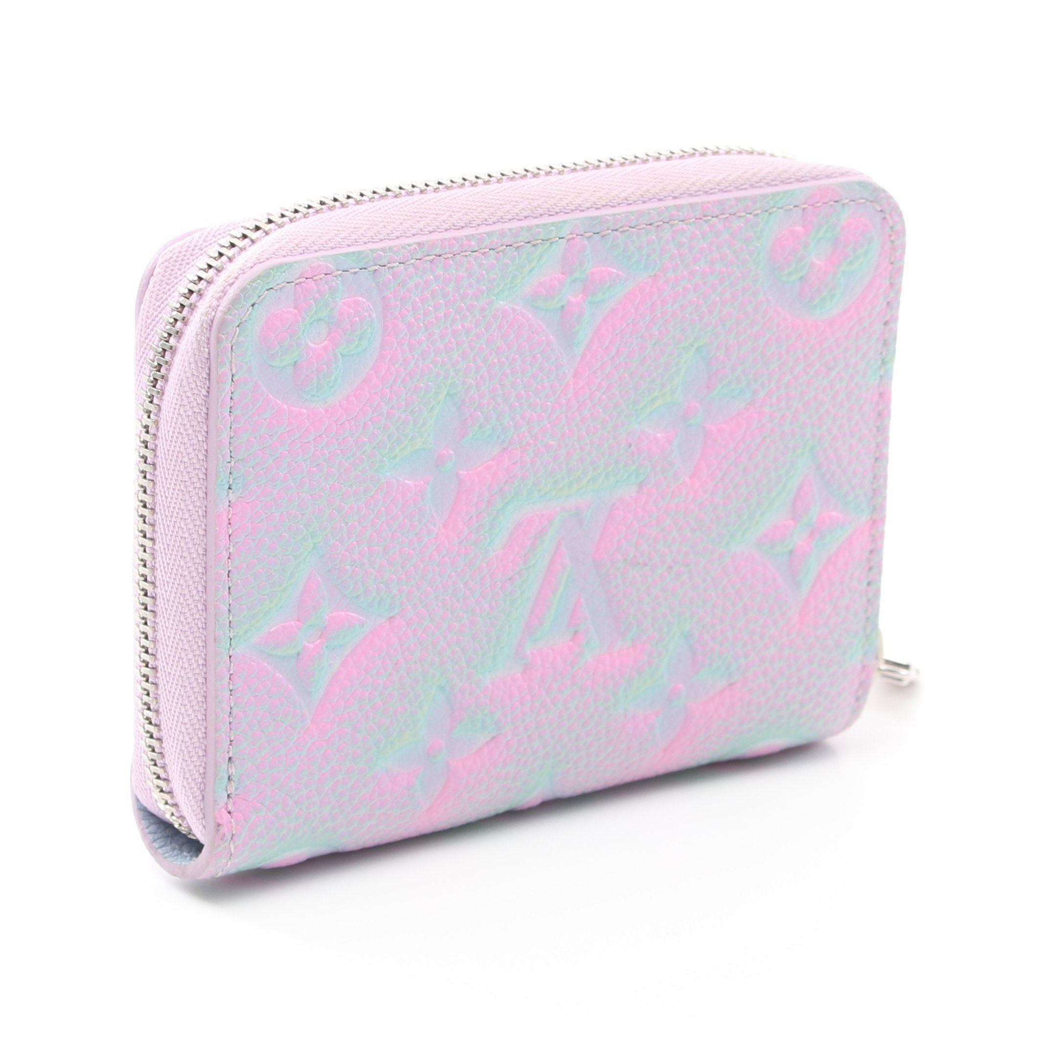 Louis Vuitton Louis Vuitton Zippy Coin Purse Monogram Empreinte Summer Stardust Round Zipper Wallet Leather Light Purple Multicolor Size ONE SIZE - 2 Thumbnail
