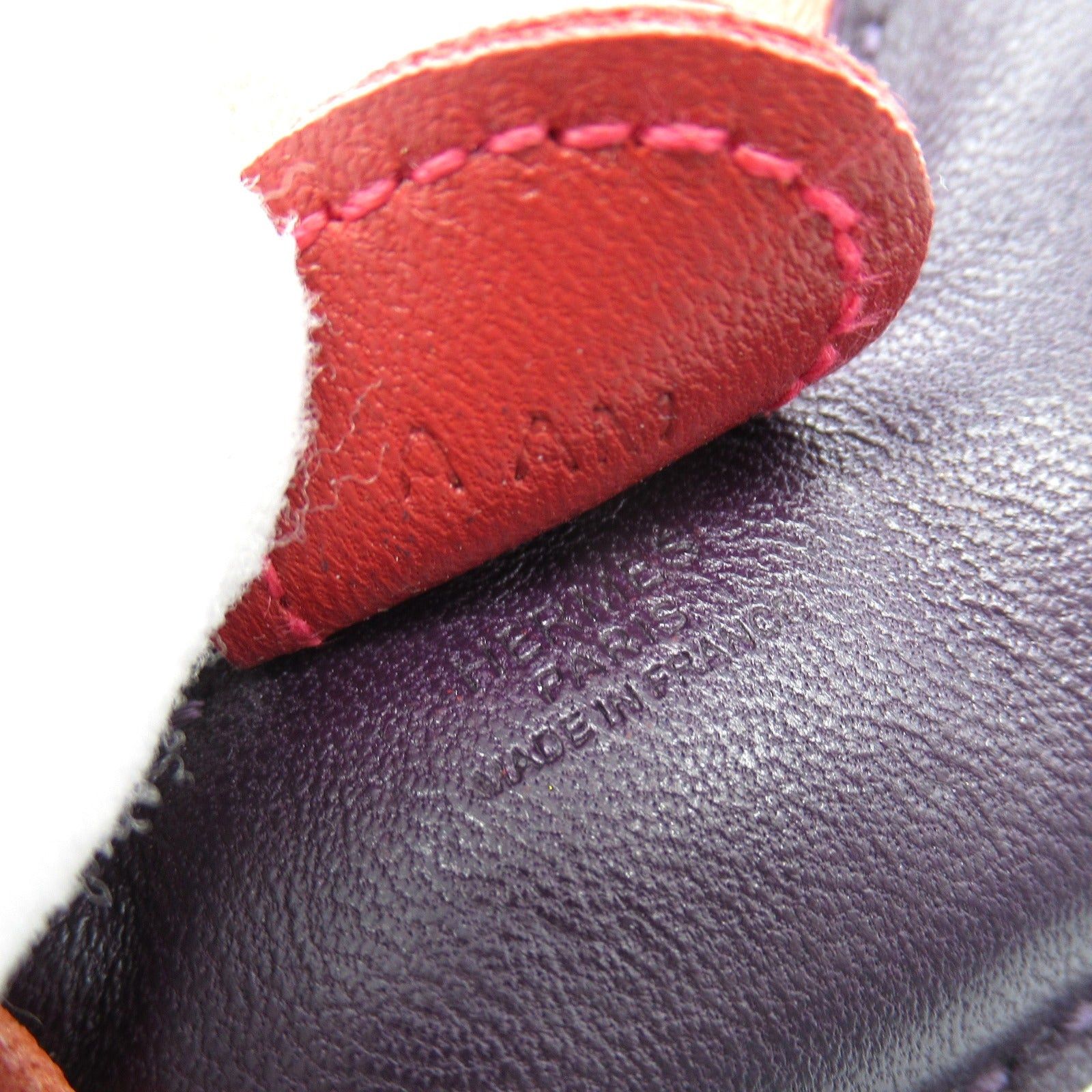 Hermes Hermes Rodeo Pm Raisin/Flamingo/Rouge Vif Charm Leather Aagneau Purple Flamingo/Rouge Vie Leysin A Stamp Size ONE SIZE - 4 Thumbnail
