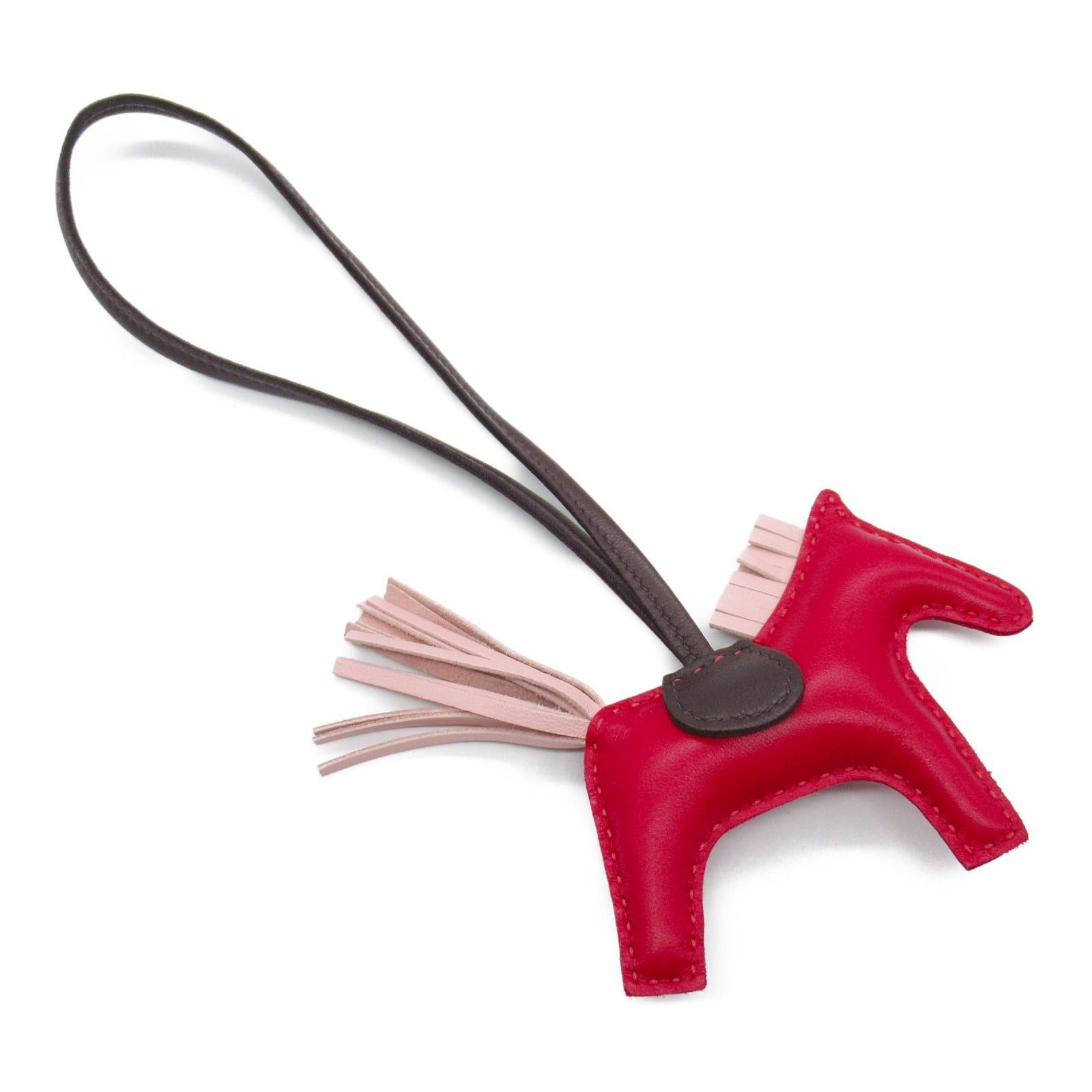 Hermes Hermes Rodeo Pm Charm Leather Aagneau Pink Sakura X Serie Raspberries U Stamp Size ONE SIZE - 3 Thumbnail