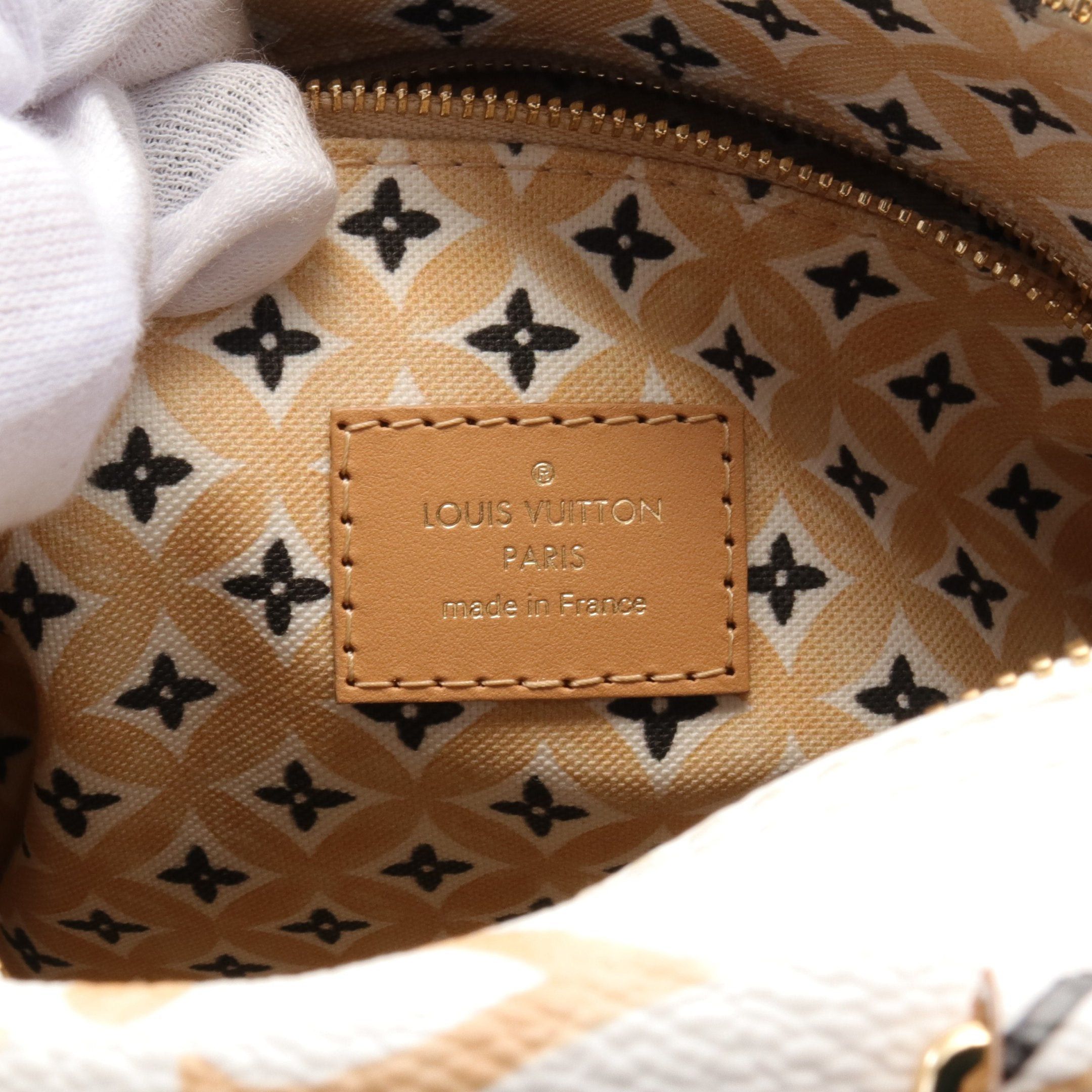 Louis Vuitton Louis Vuitton Speedy 25 Lv By The Pool Handbag Mini Boston Bag Off White Multicolor Size ONE SIZE - 4 Thumbnail