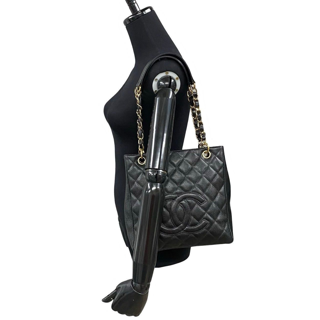 Chanel Chanel Tote Bag Black Leather Size ONE SIZE - 2 Thumbnail