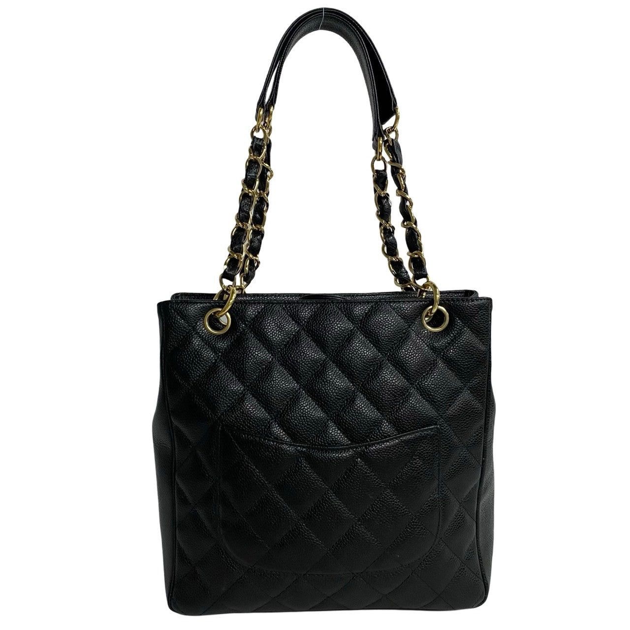 Chanel Chanel Tote Bag Black Leather Size ONE SIZE - 4 Thumbnail