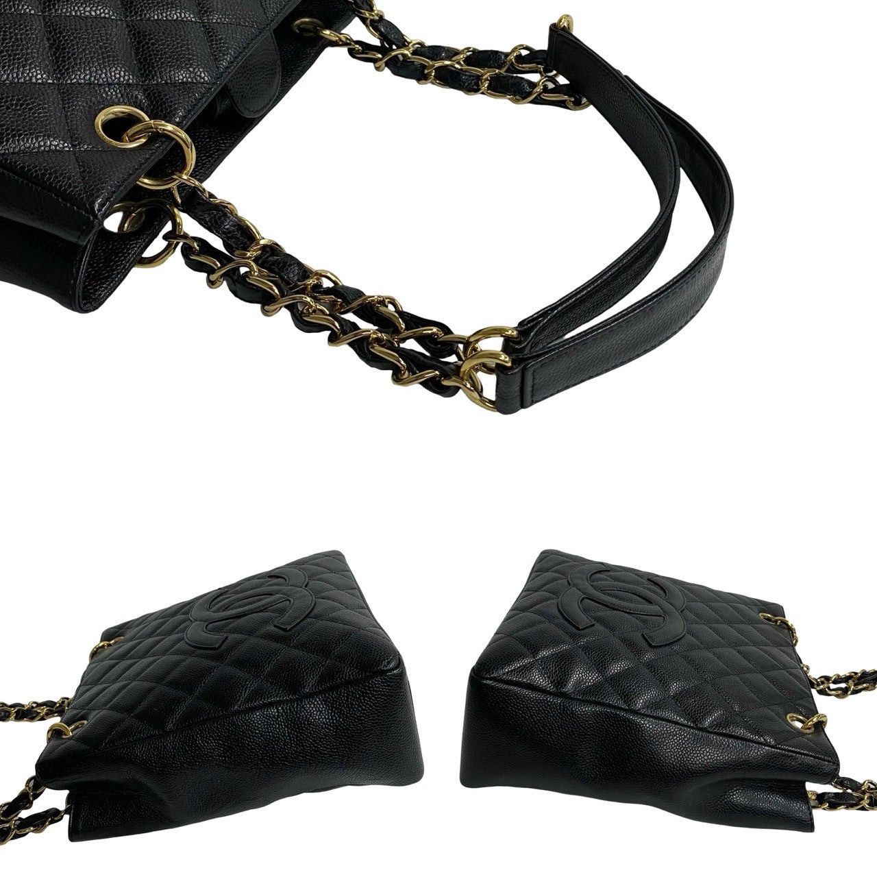 Chanel Chanel Tote Bag Black Leather Size ONE SIZE - 6 Thumbnail