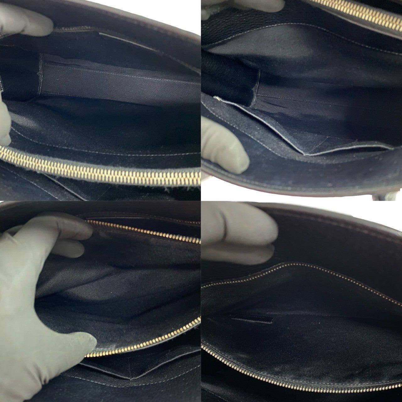 Yves Saint Laurent Yves Saint Laurent Handbag Black Leather Size ONE SIZE - 8 Thumbnail