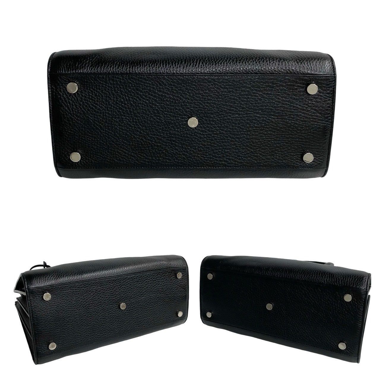 Yves Saint Laurent Yves Saint Laurent Handbag Black Leather Size ONE SIZE - 6 Thumbnail