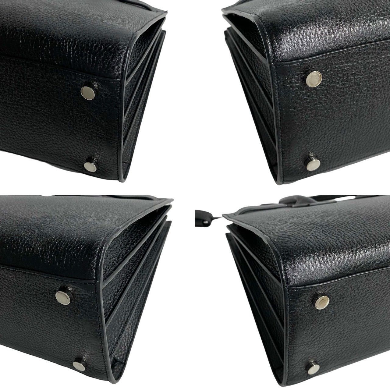 Yves Saint Laurent Yves Saint Laurent Handbag Black Leather Size ONE SIZE - 7 Thumbnail