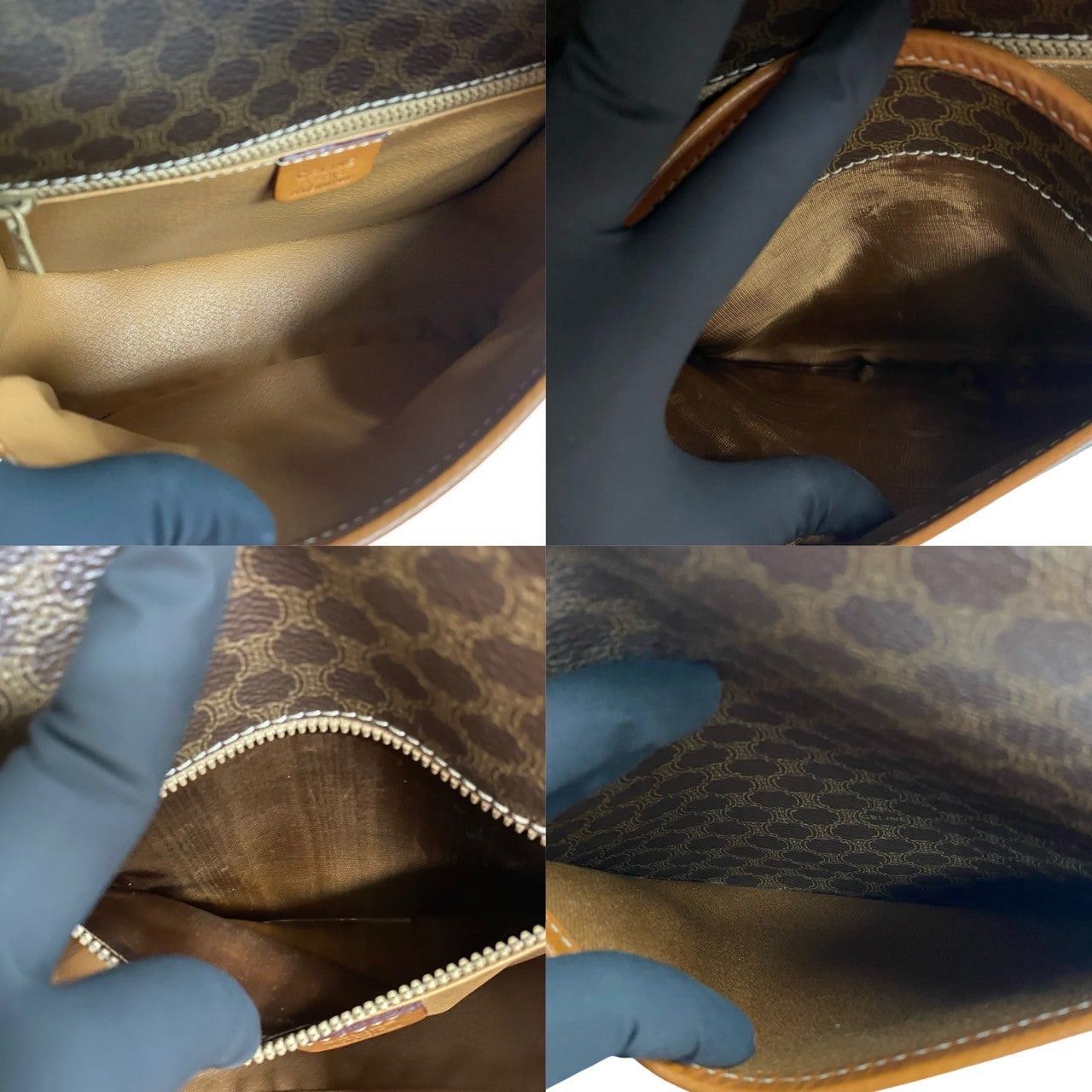 Celine Celine Shoulder Bag Brown Leather Size ONE SIZE - 9 Thumbnail